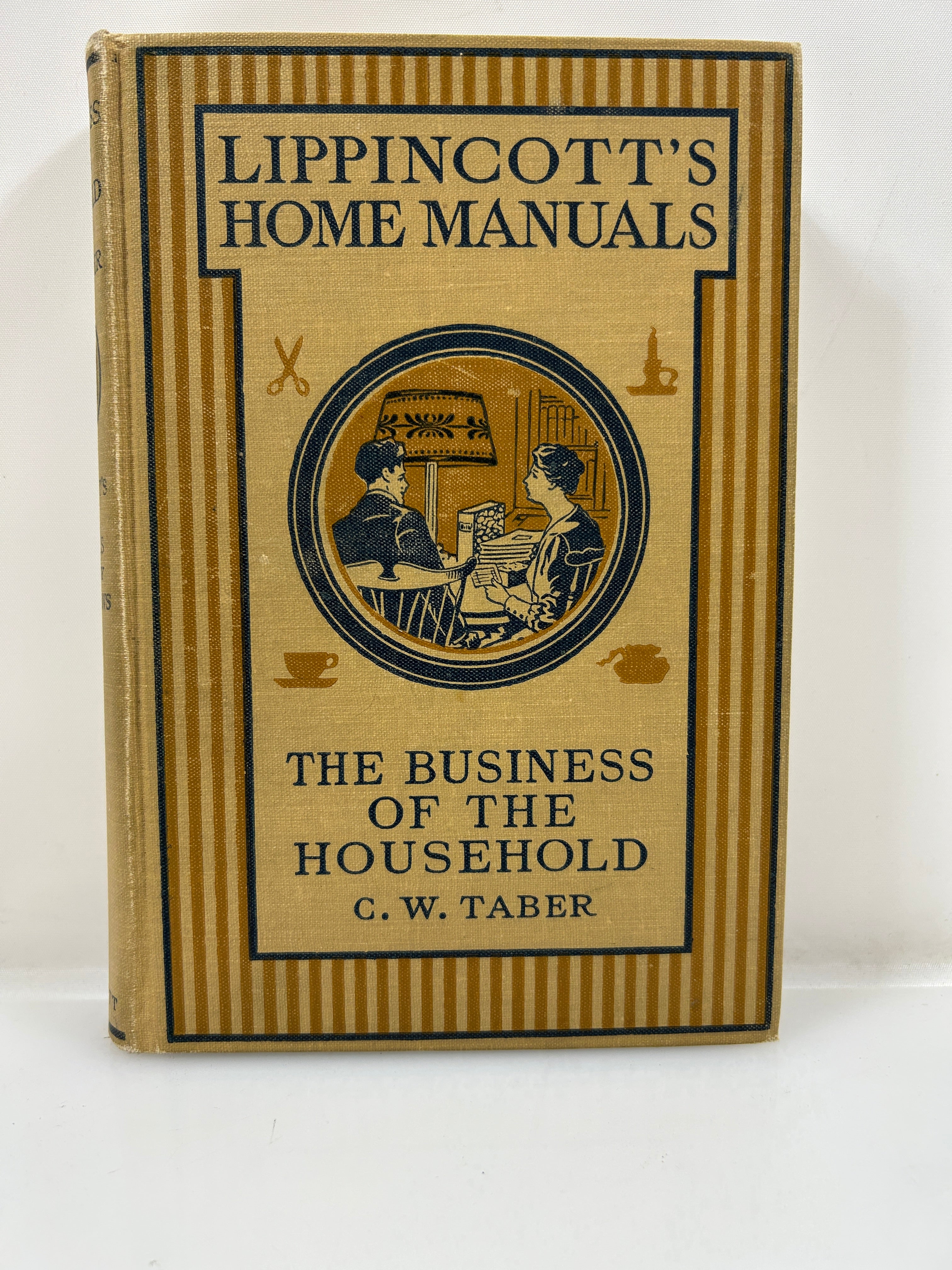 The Business of the Household by Taber 1918 Antique Lippincott's Home Manual HC