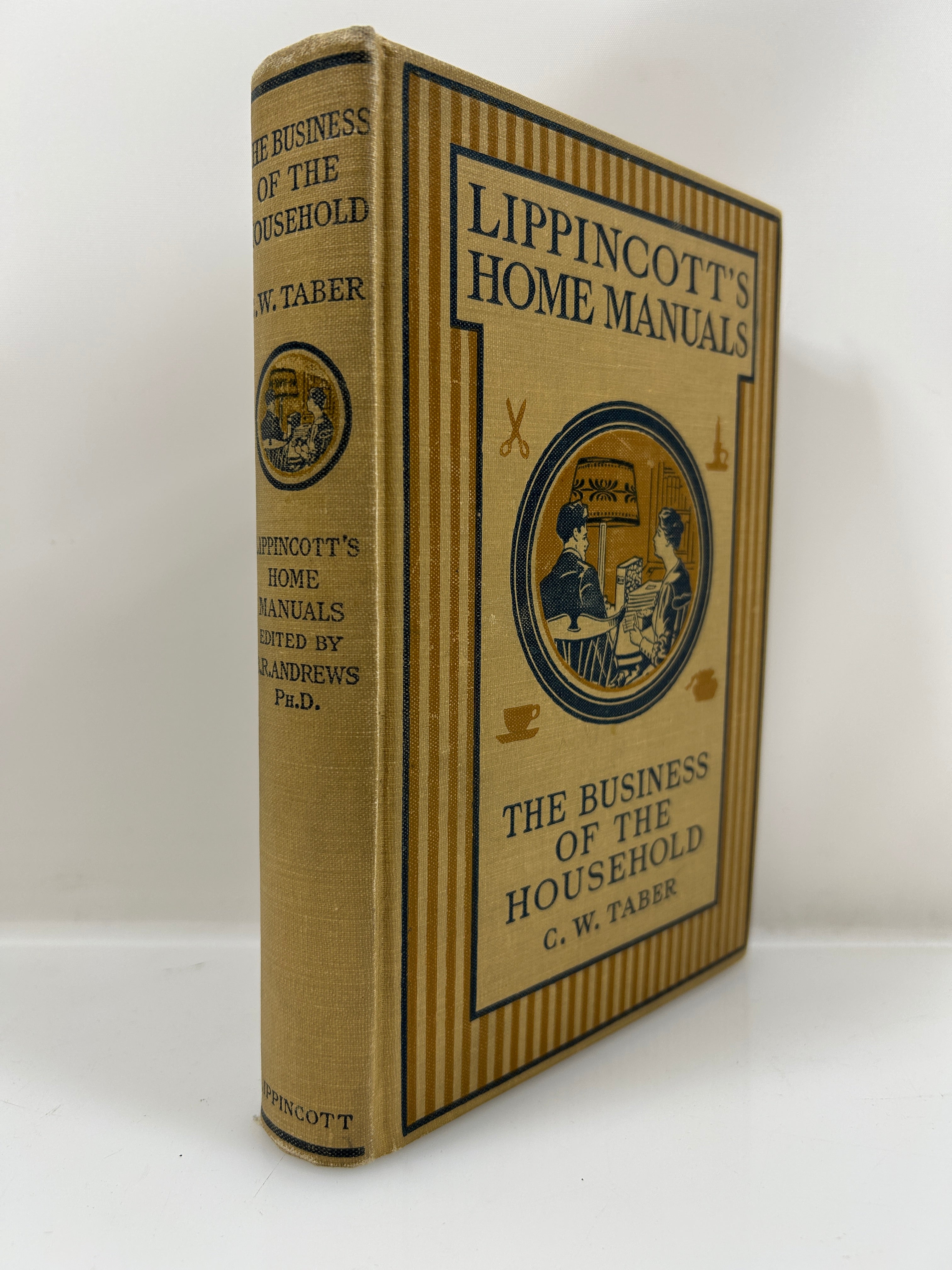 The Business of the Household by Taber 1918 Antique Lippincott's Home Manual HC