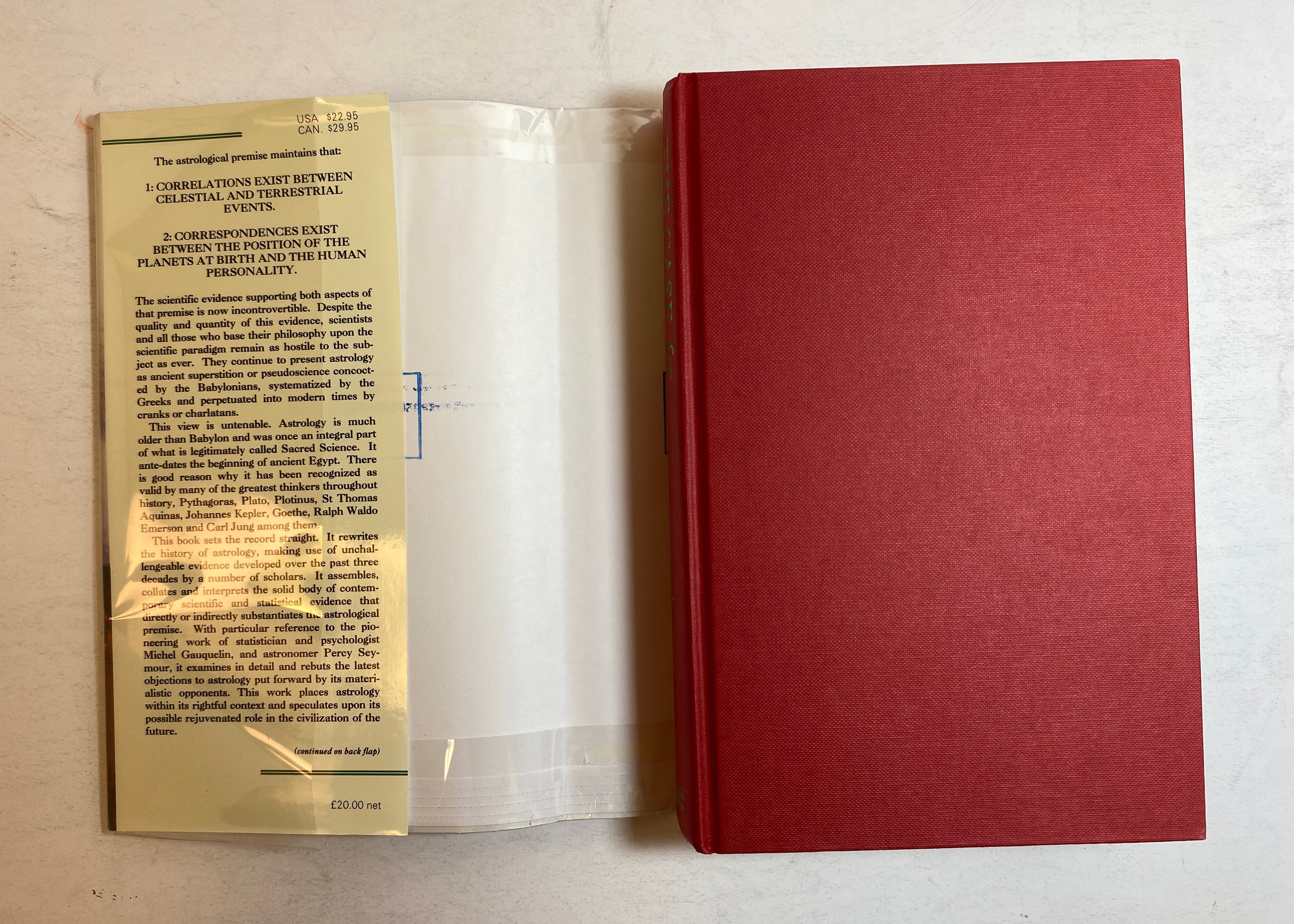 The Case for Astrology John Anthony West 1991 Signed First Printing HC DJ