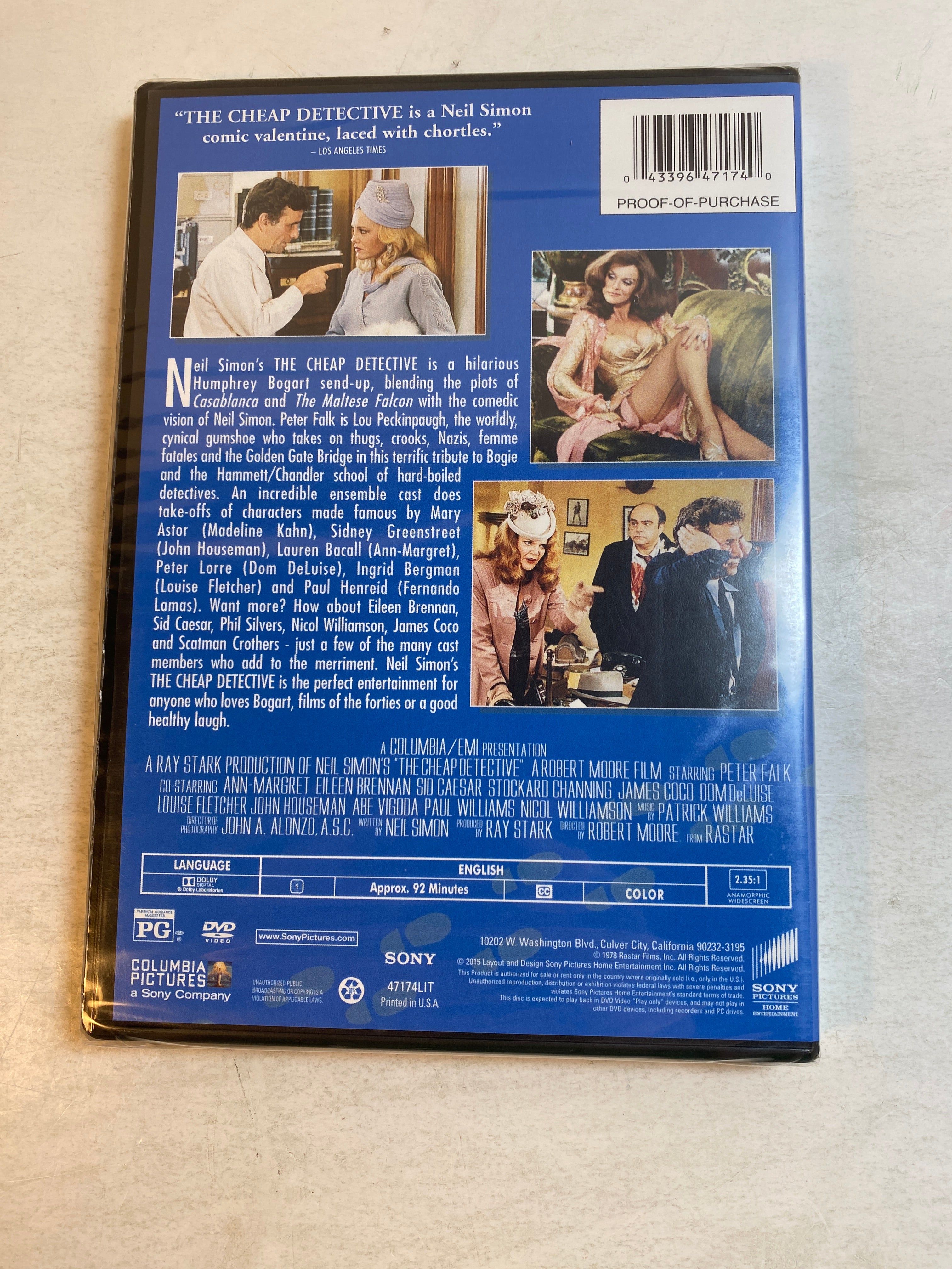 The Cheap Detective DVD 2015 *New*