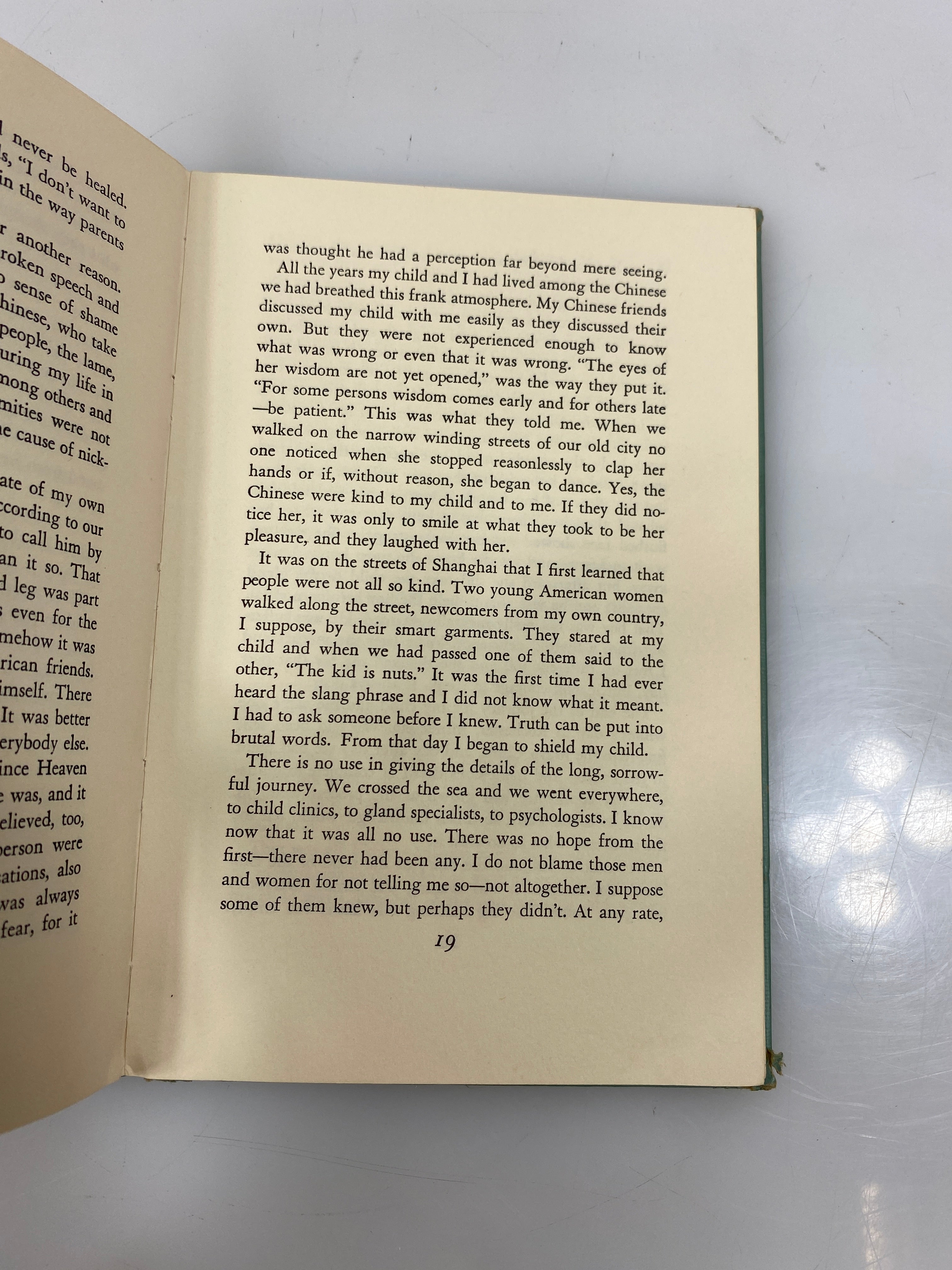 The Child Who Never Grew Up by Buck Ex-library 1950 HC