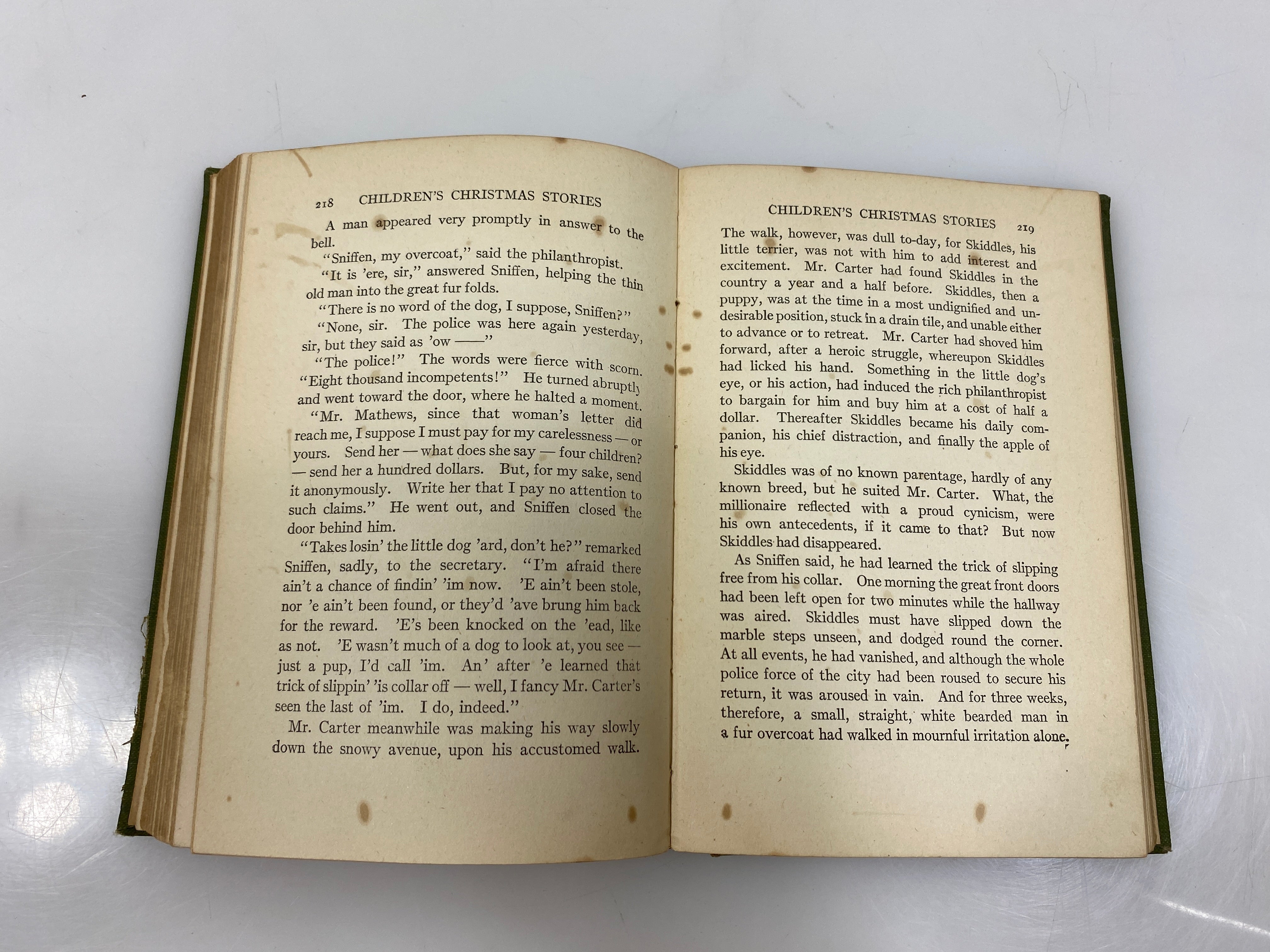 The Children's Book of Christmas Stories by Dickinson/Skinner 1921 HC