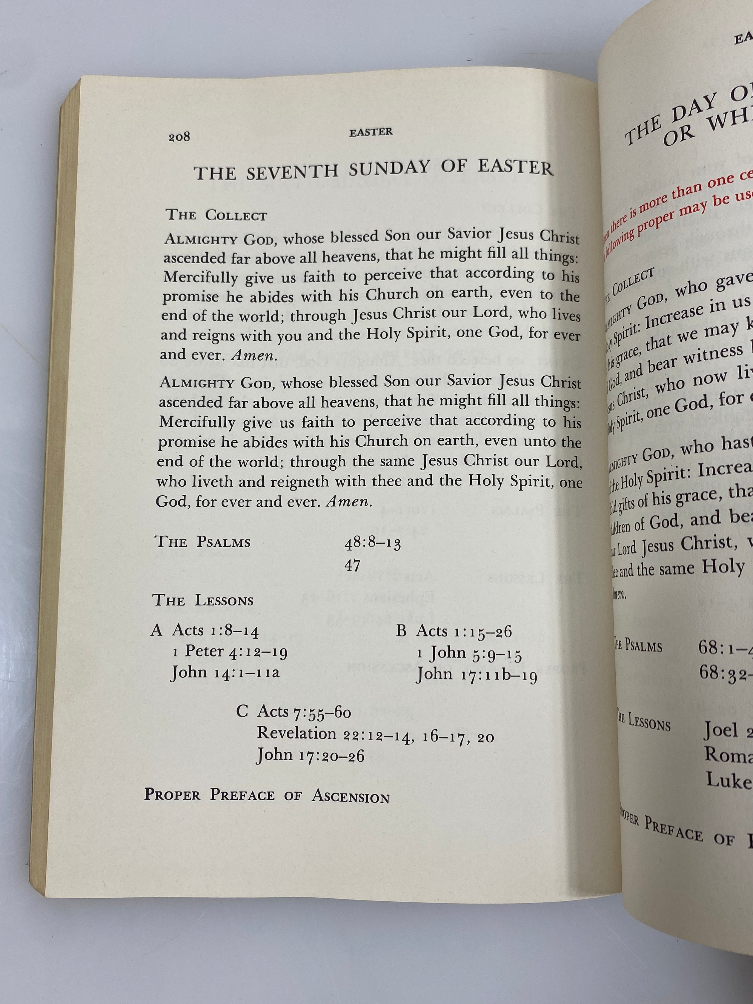 The Church Year Calendar & Proper of the Sundays & Other Holy Days 1970 SC