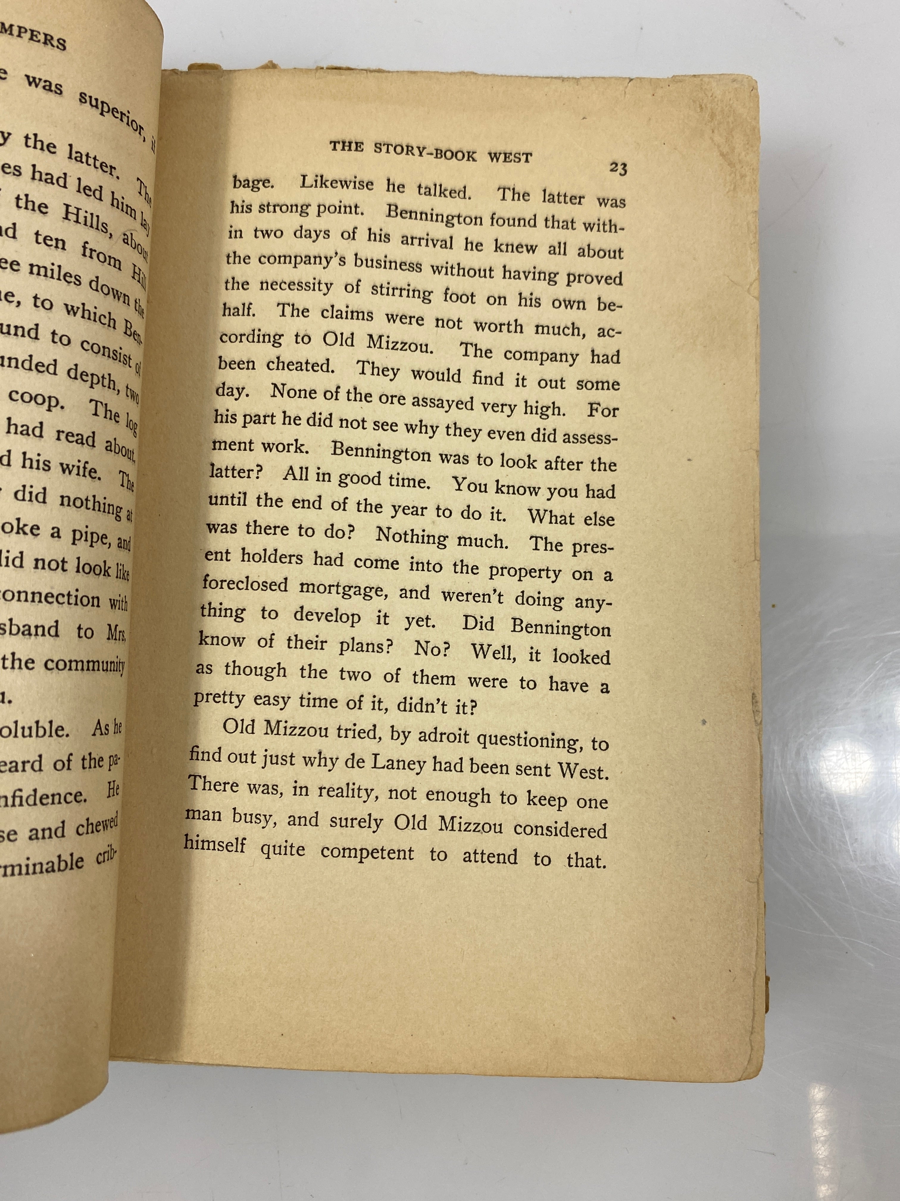 The Claim Jumper by Steward Edward White 1901 HC