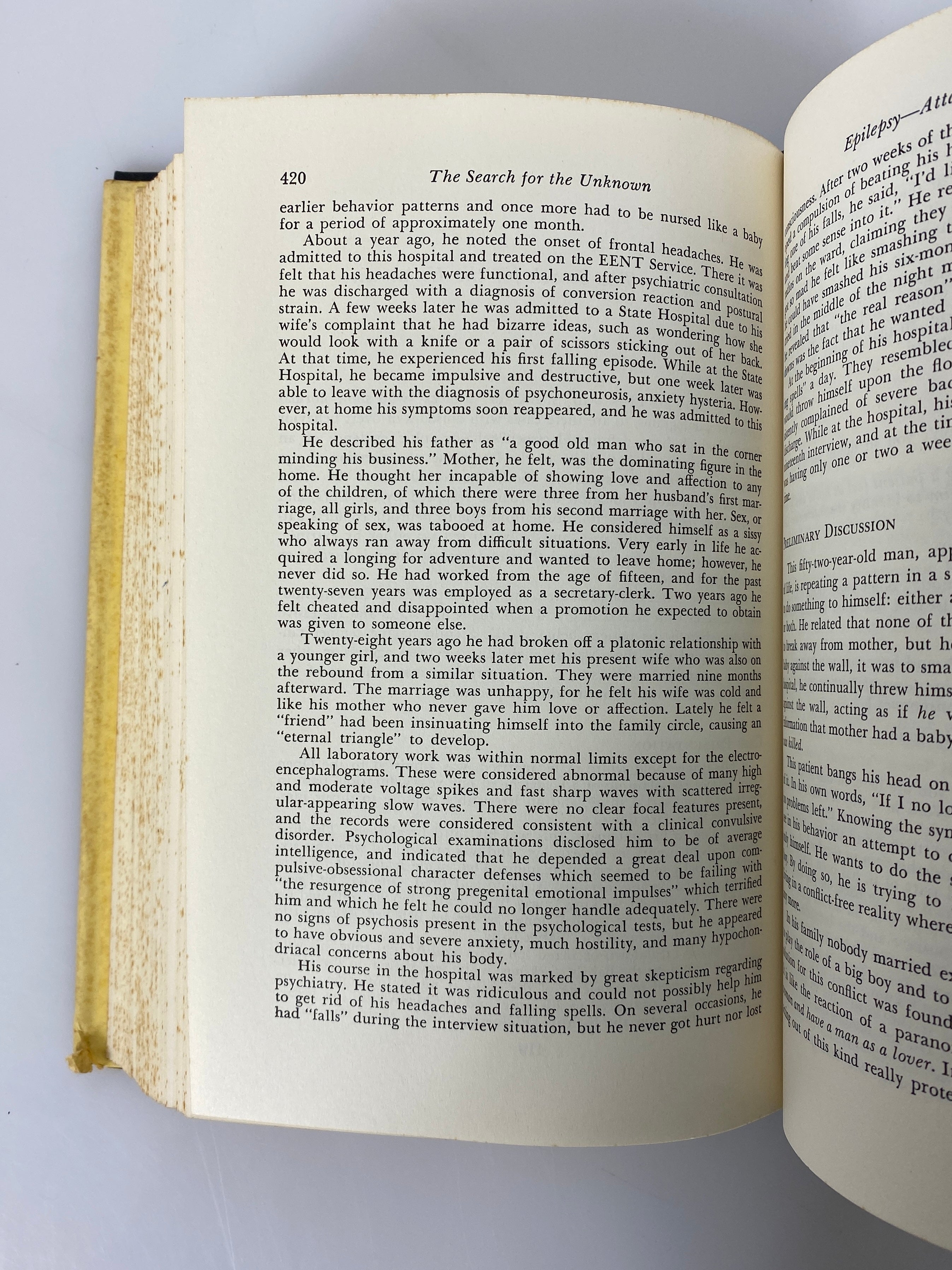 The Clinical Interview Vol One: Diagnosis by Deutsch/Murphy 1960 HCDJ