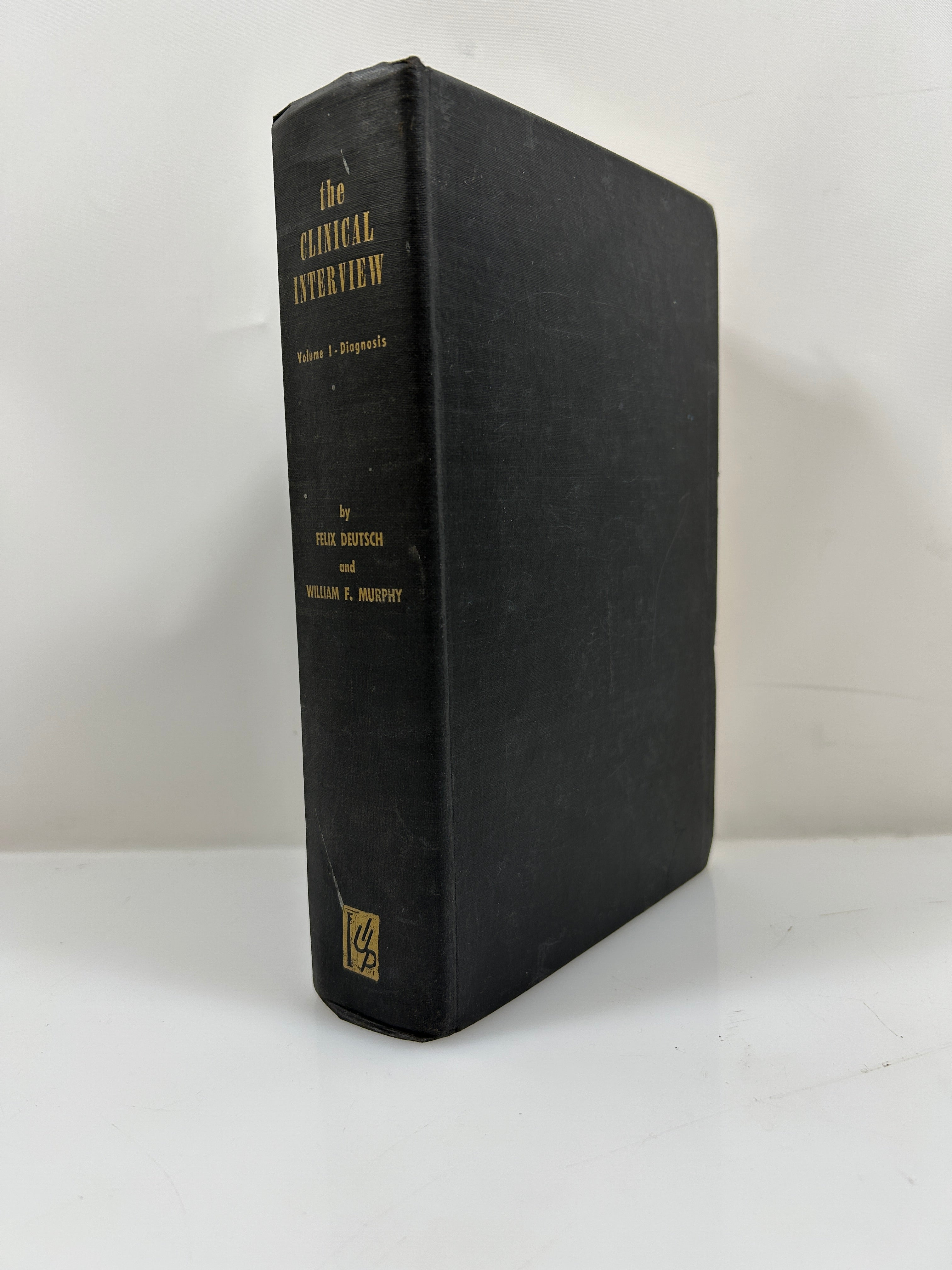 The Clinical Interview Volume One by Deutsch/Murphy 1955 Vintage HC