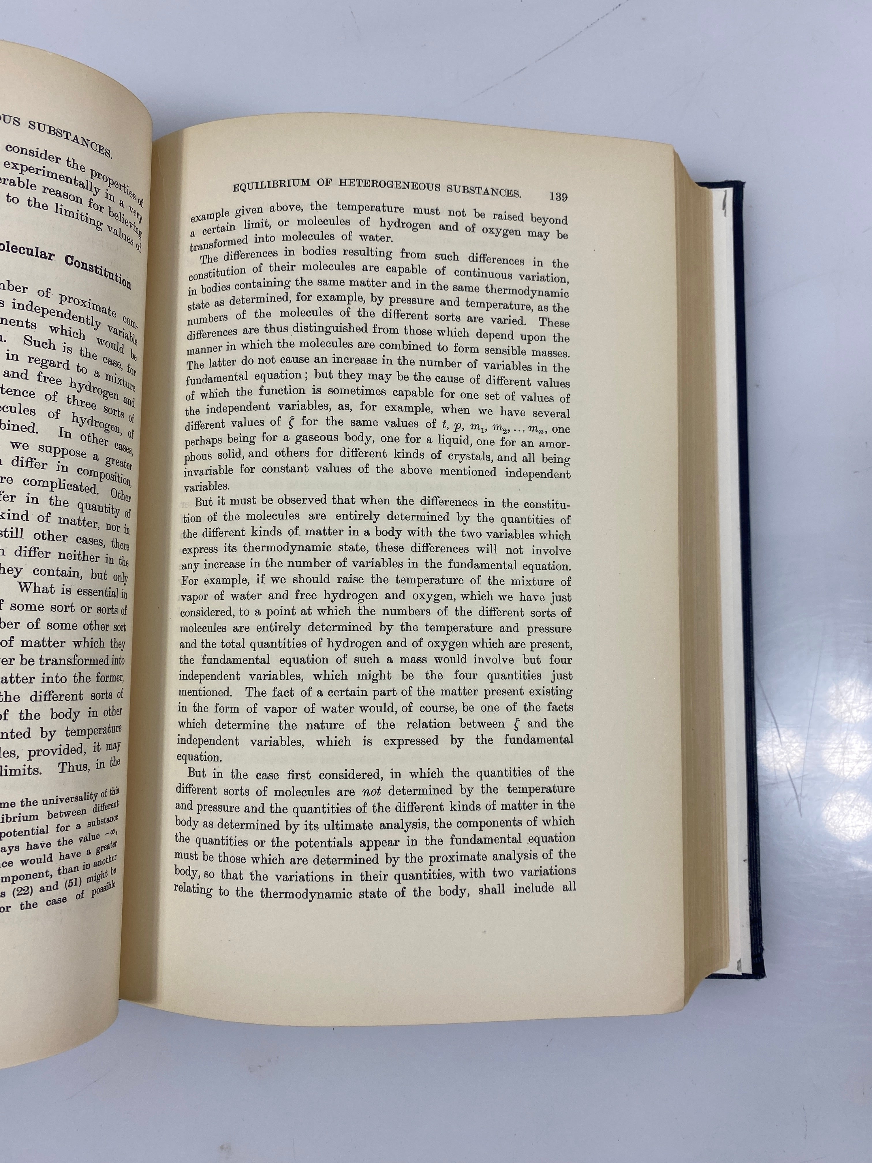 The Collected Works of J. Willard Gibbs Vol. 1-2 1928 Ex-Library HC