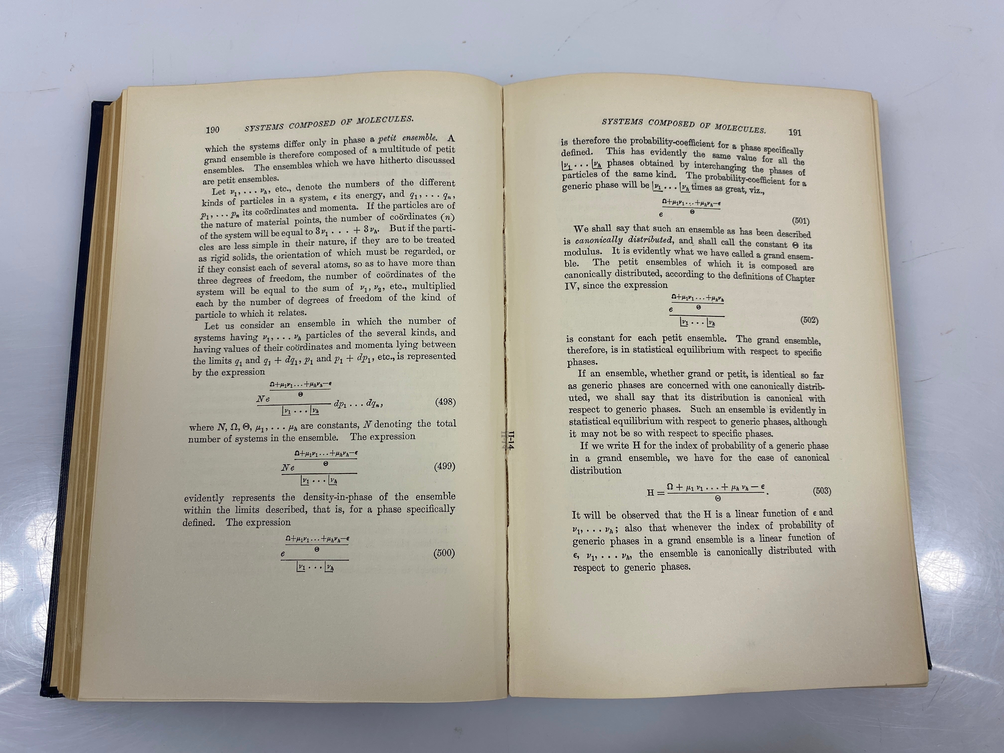 The Collected Works of J. Willard Gibbs Vol. 1-2 1928 Ex-Library HC