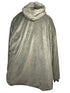 The Comfy Gray Sherpa Lined Oversized Hoodie Blanket One Size