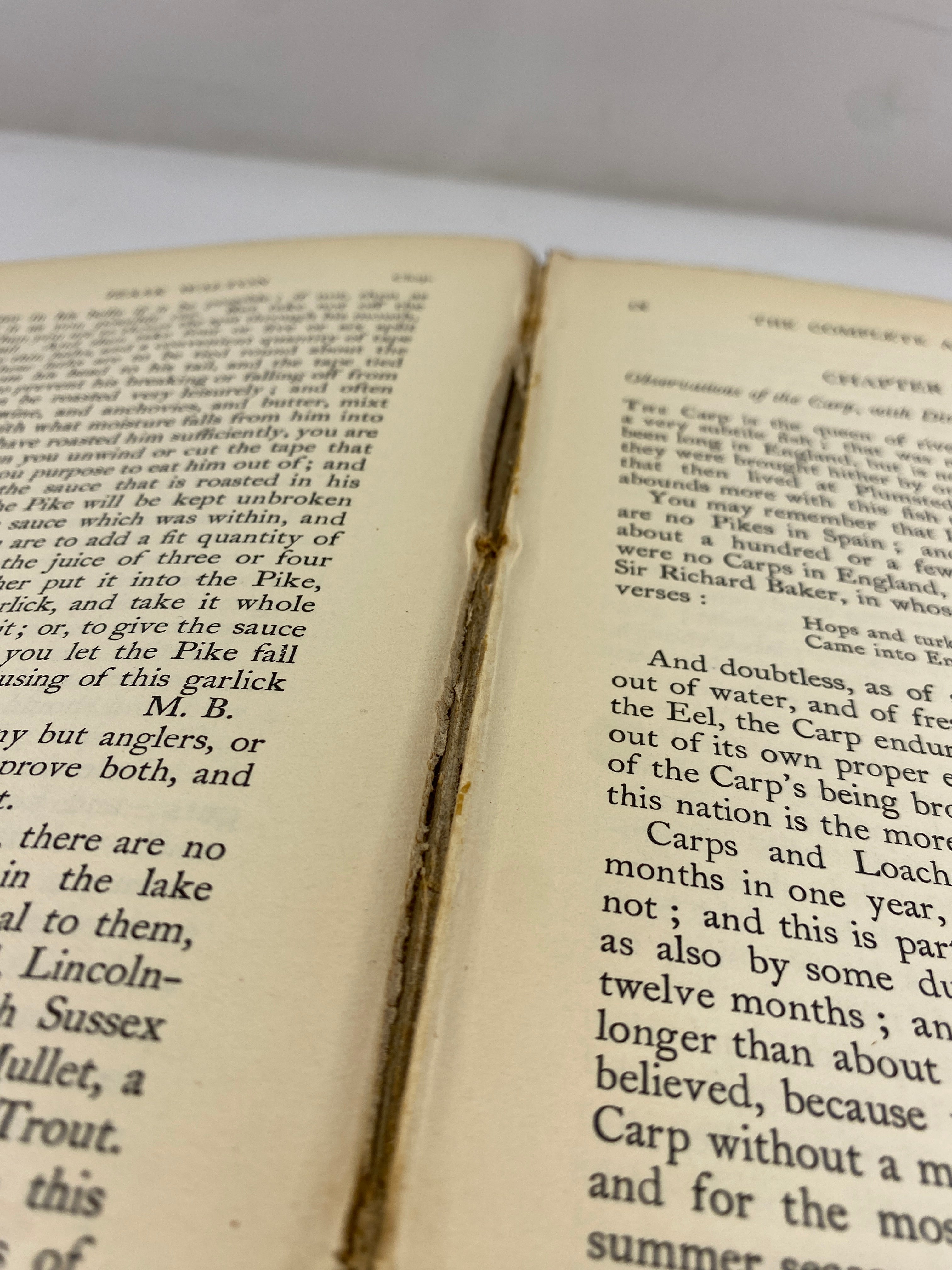 The Complete Angler by Izaak Walton 1901 Macmillan Co Antique HC