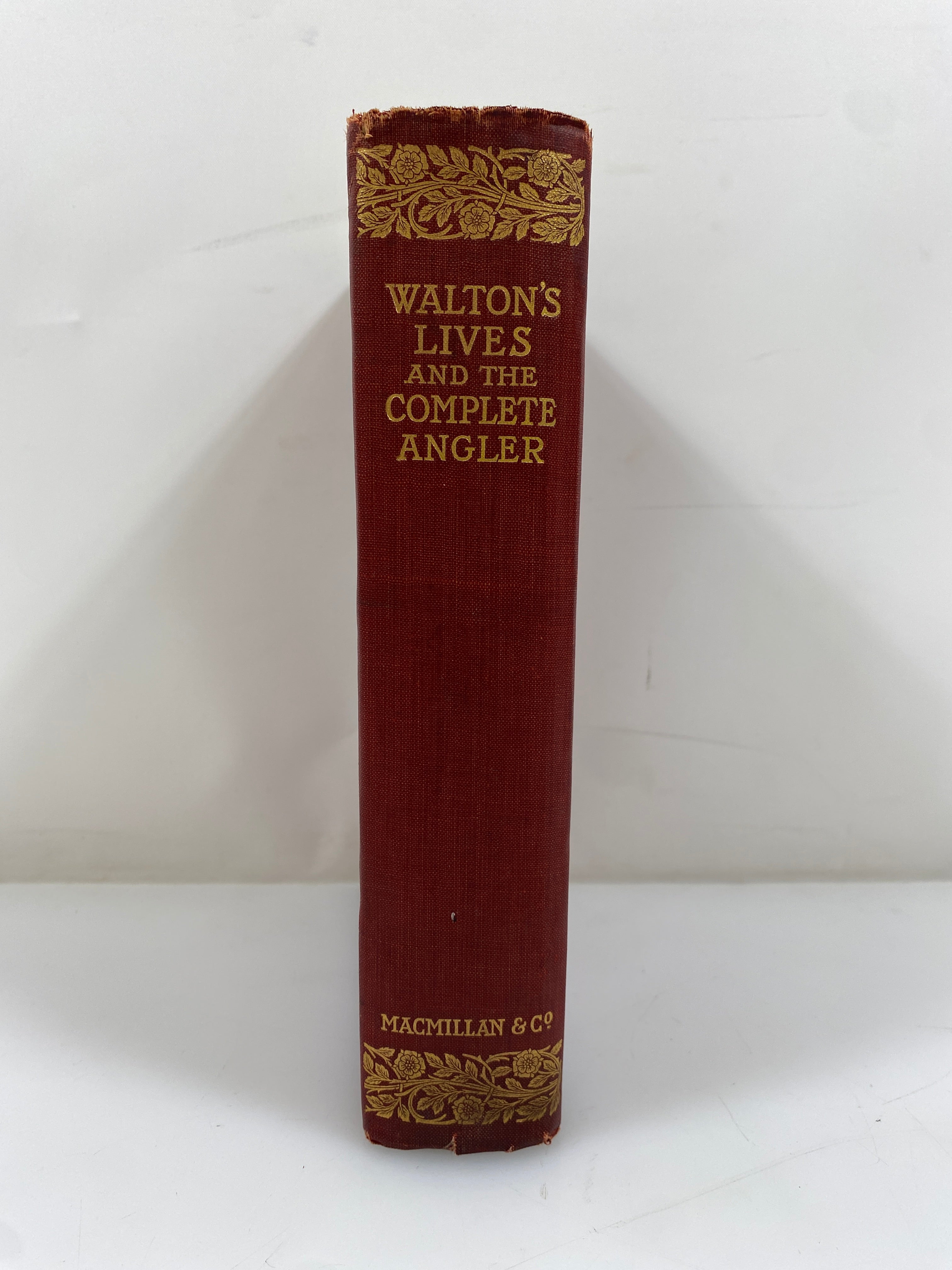 The Complete Angler by Izaak Walton 1901 Macmillan Co Antique HC