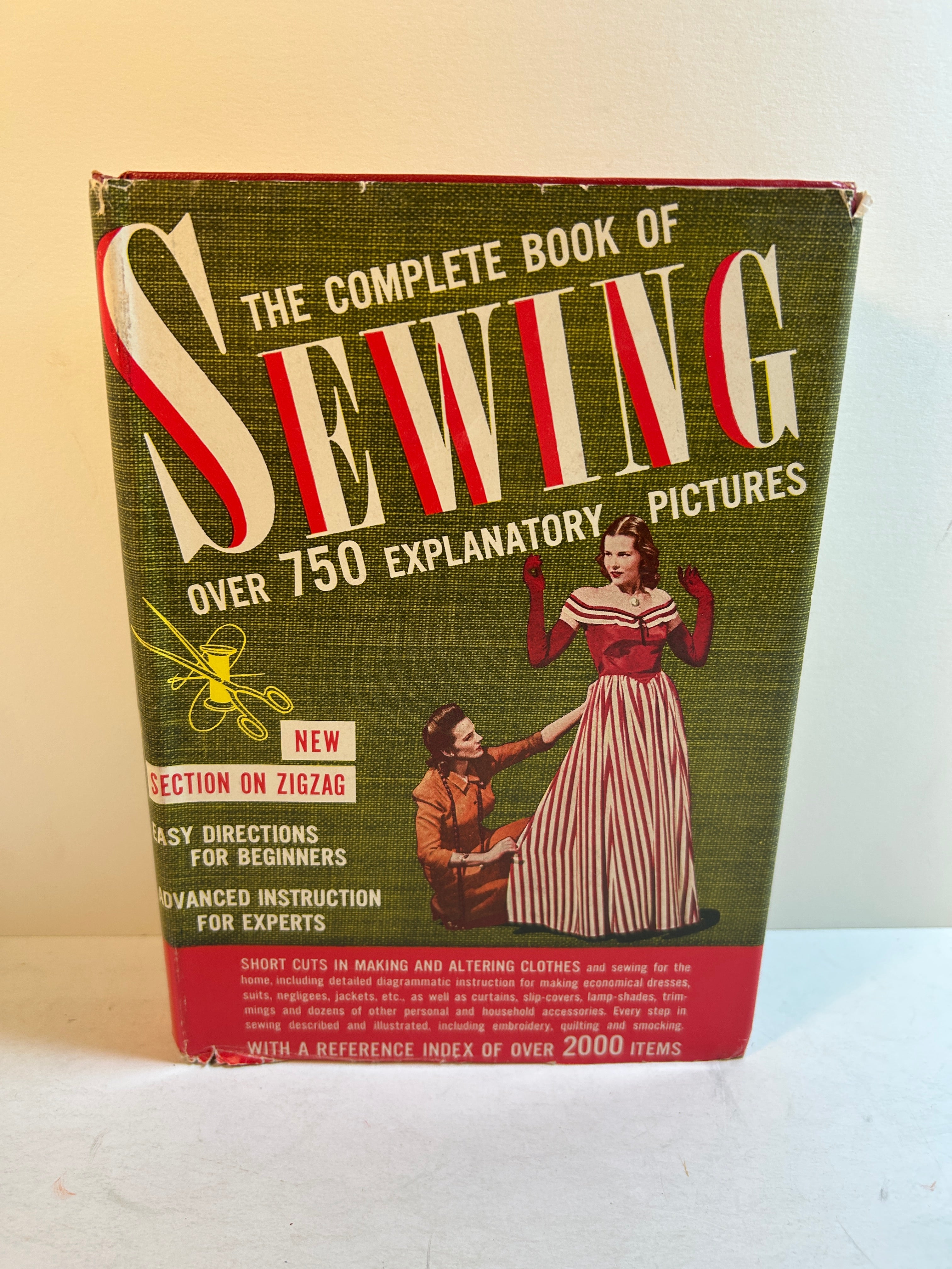 The Complete Book of Sewing by Constance Talbot 1943 Greystone Press HCDJ