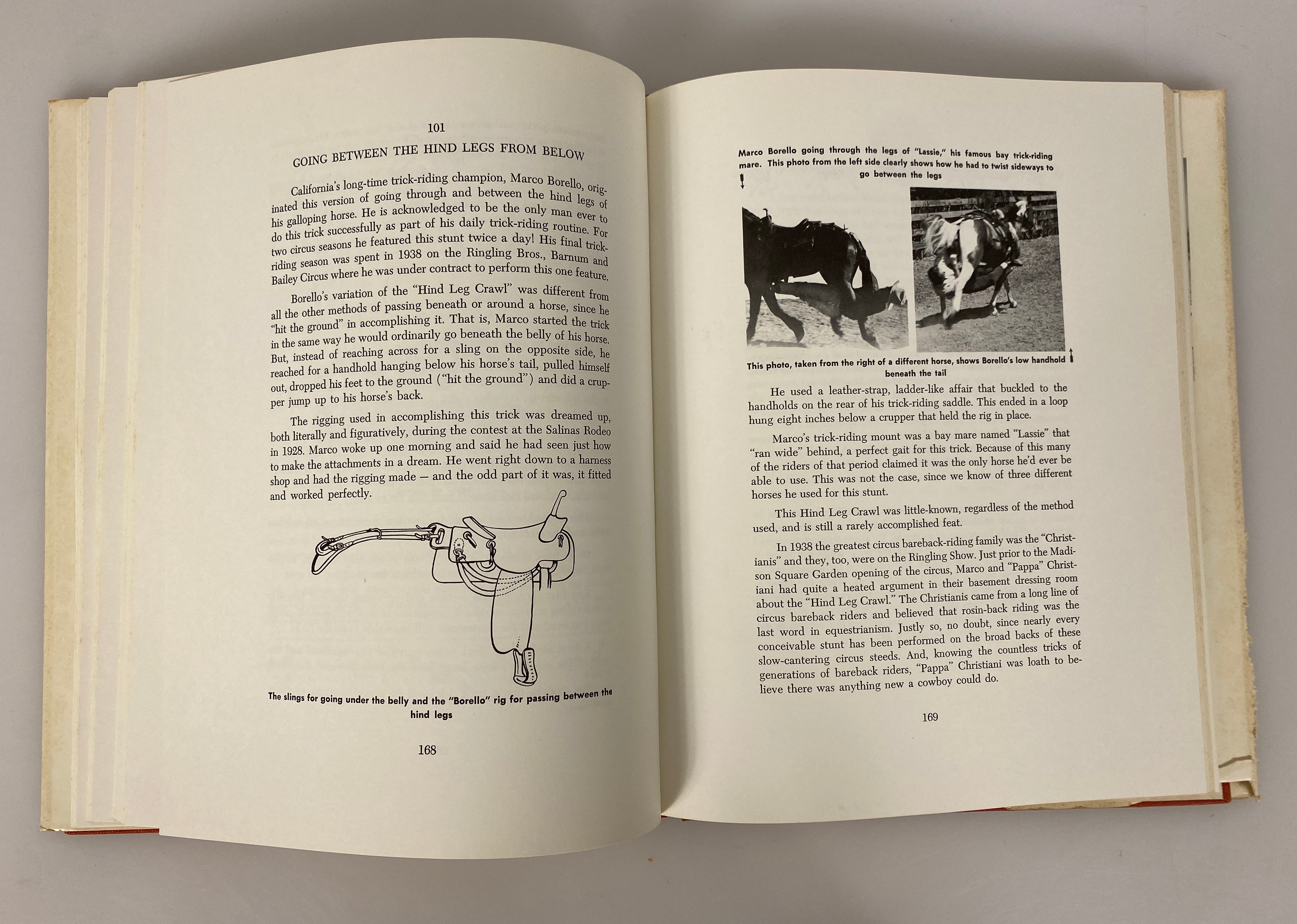 The Complete Book of Trick and Fancy Riding by Frank Dean 1975 HC DJ