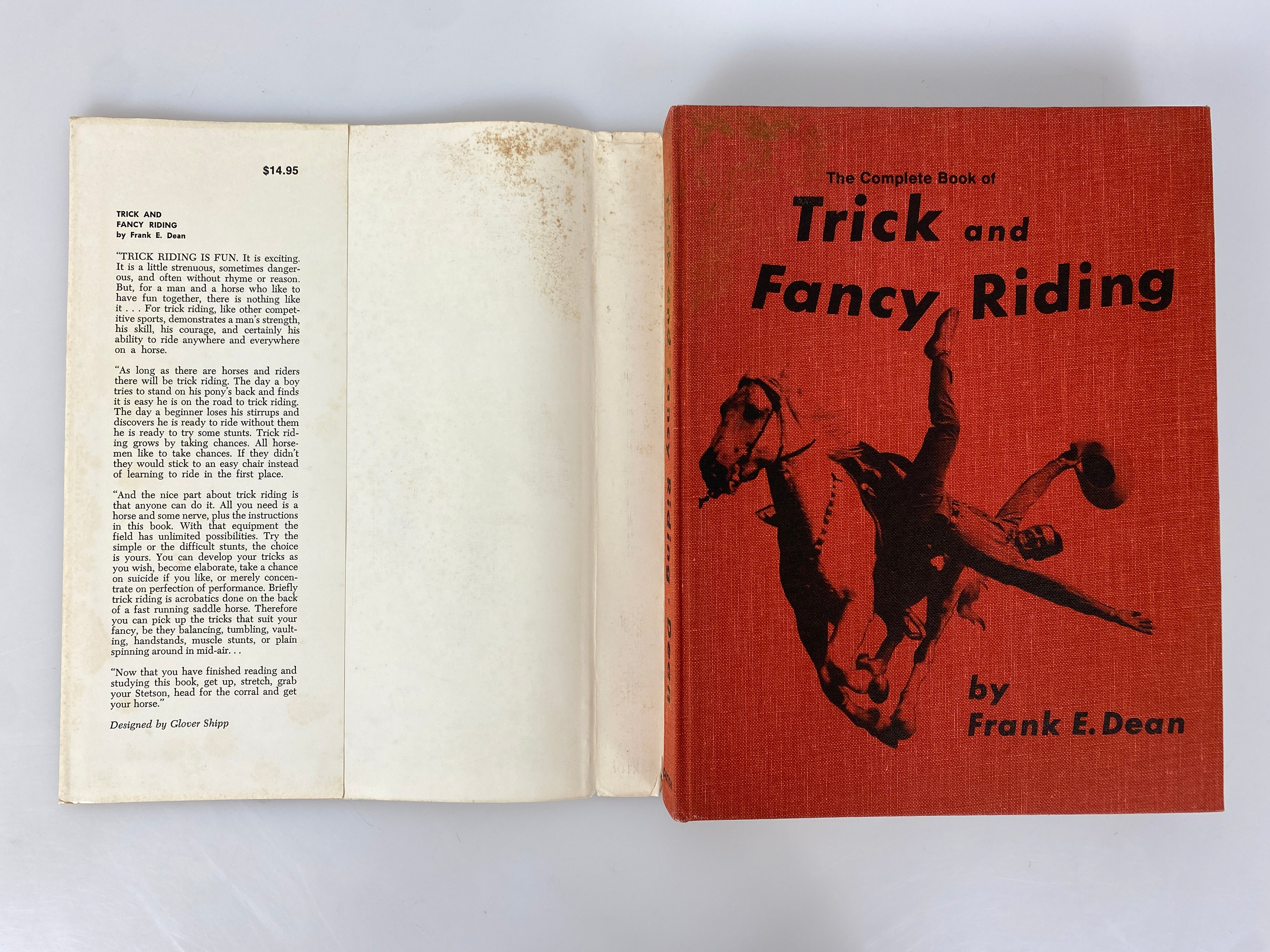 The Complete Book of Trick and Fancy Riding by Frank Dean 1975 HC DJ