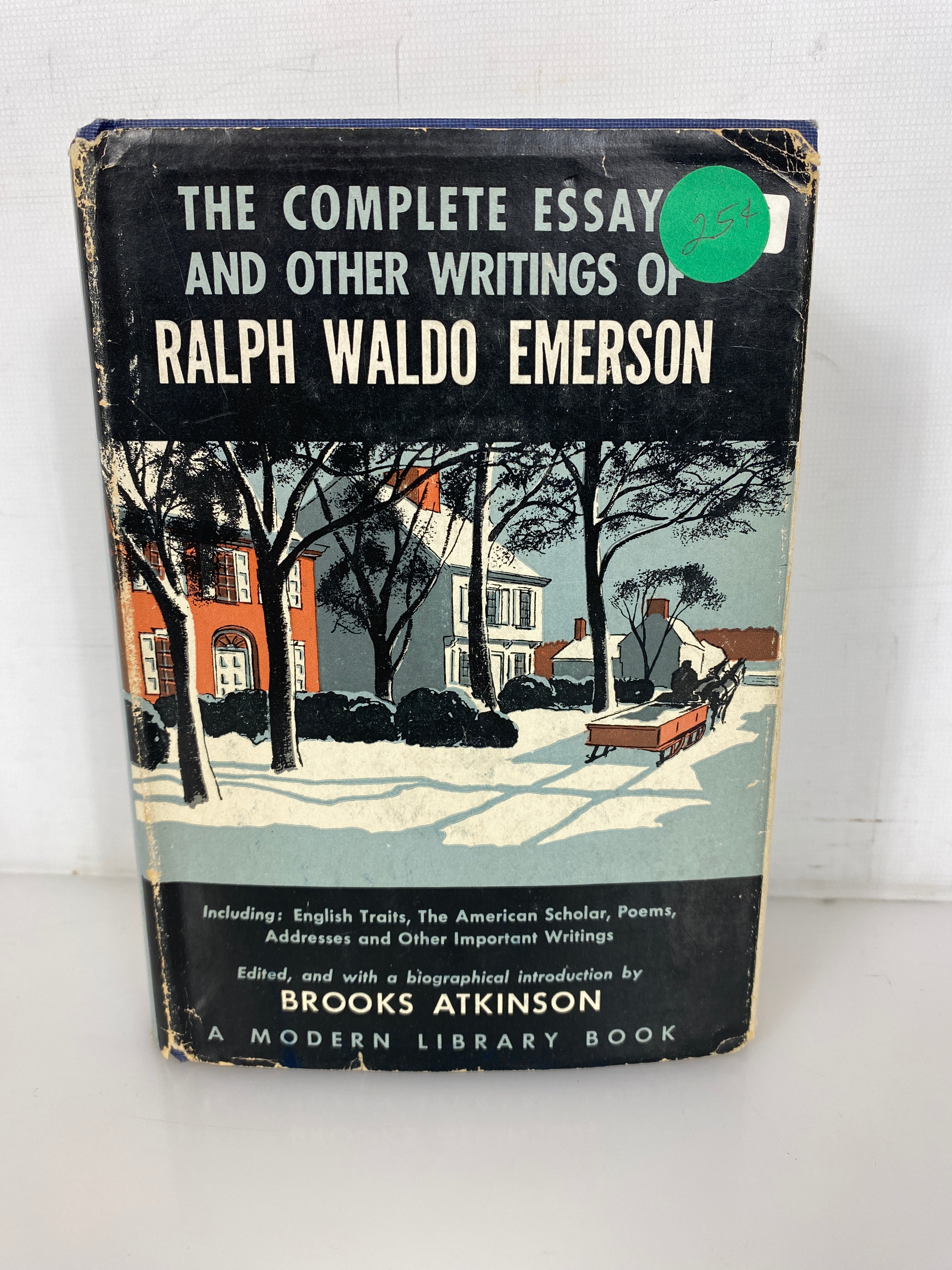 The Complete Essays & Other Writings of Ralph Waldo Emerson 1950 HCDJ