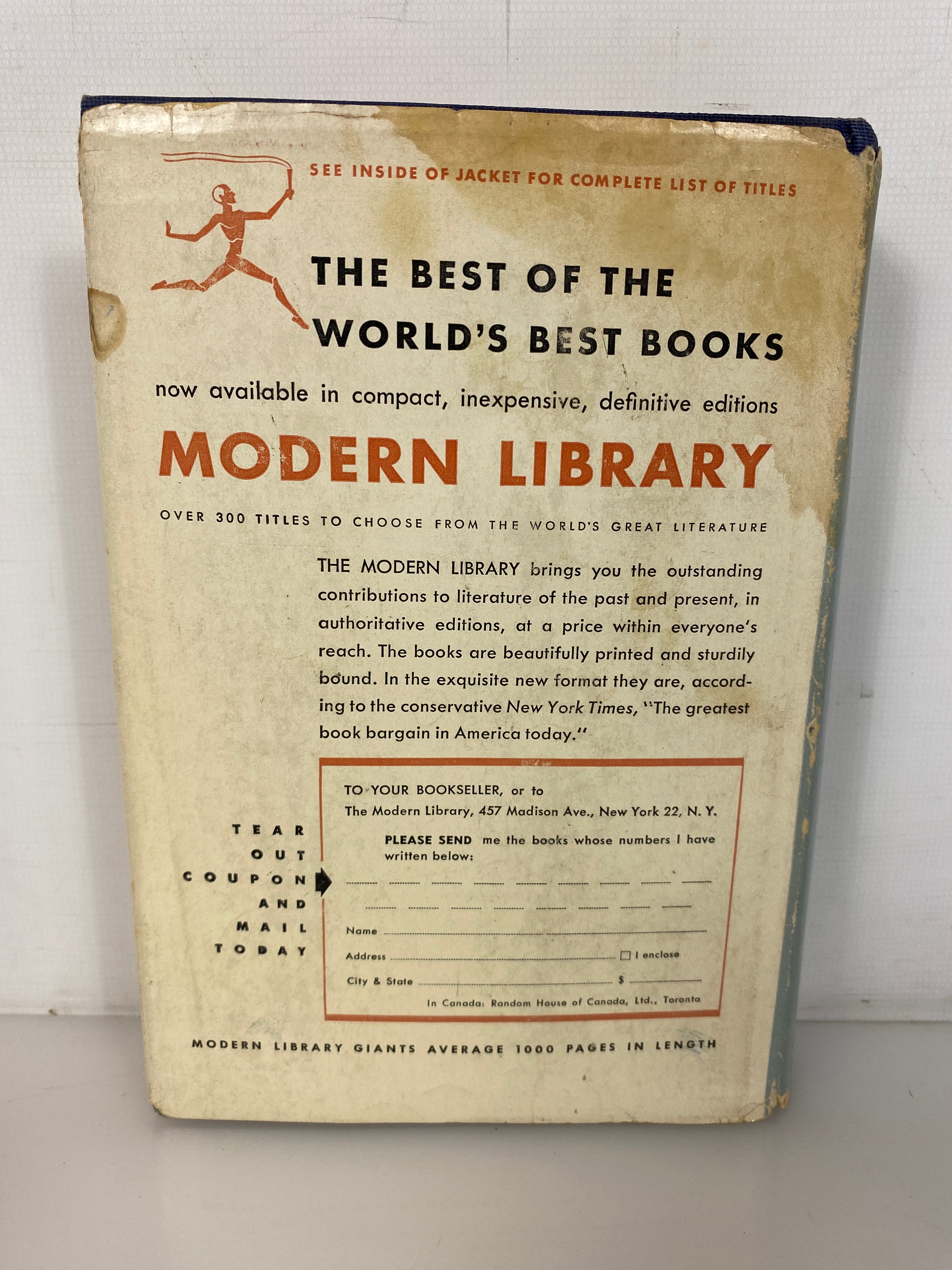 The Complete Essays & Other Writings of Ralph Waldo Emerson 1950 HCDJ