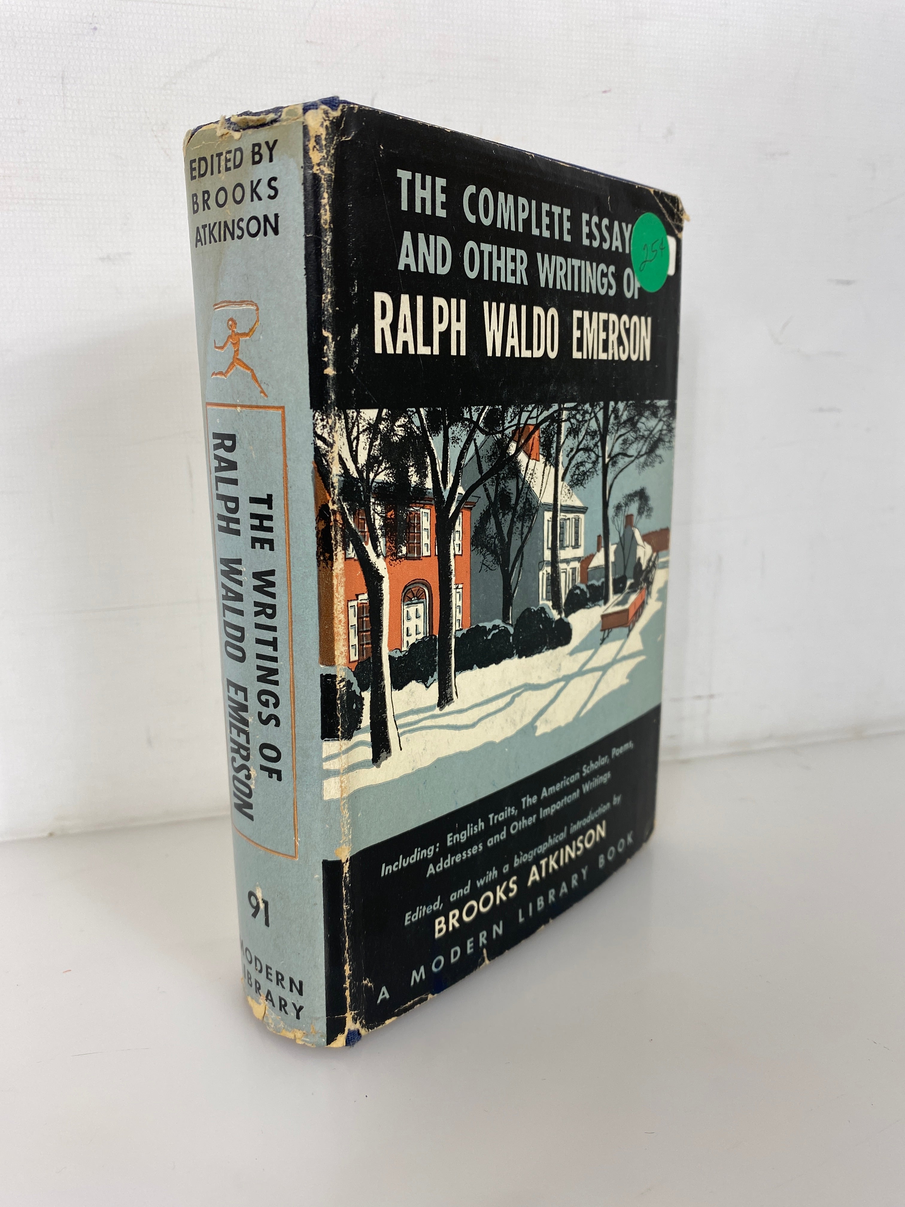 The Complete Essays & Other Writings of Ralph Waldo Emerson 1950 HCDJ