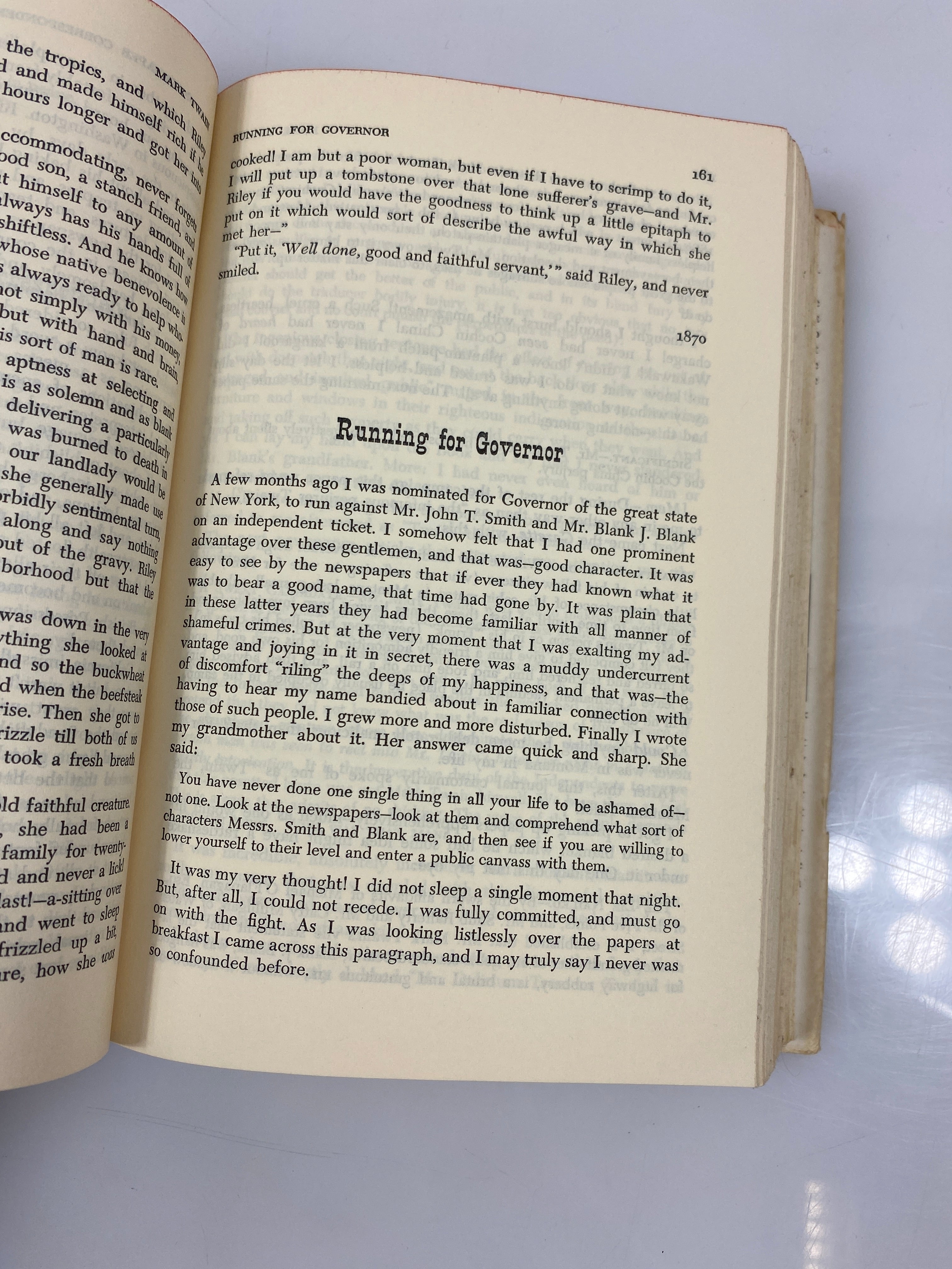The Complete Humorous Sketches and Tales of Mark Twain 1961 HCDJ