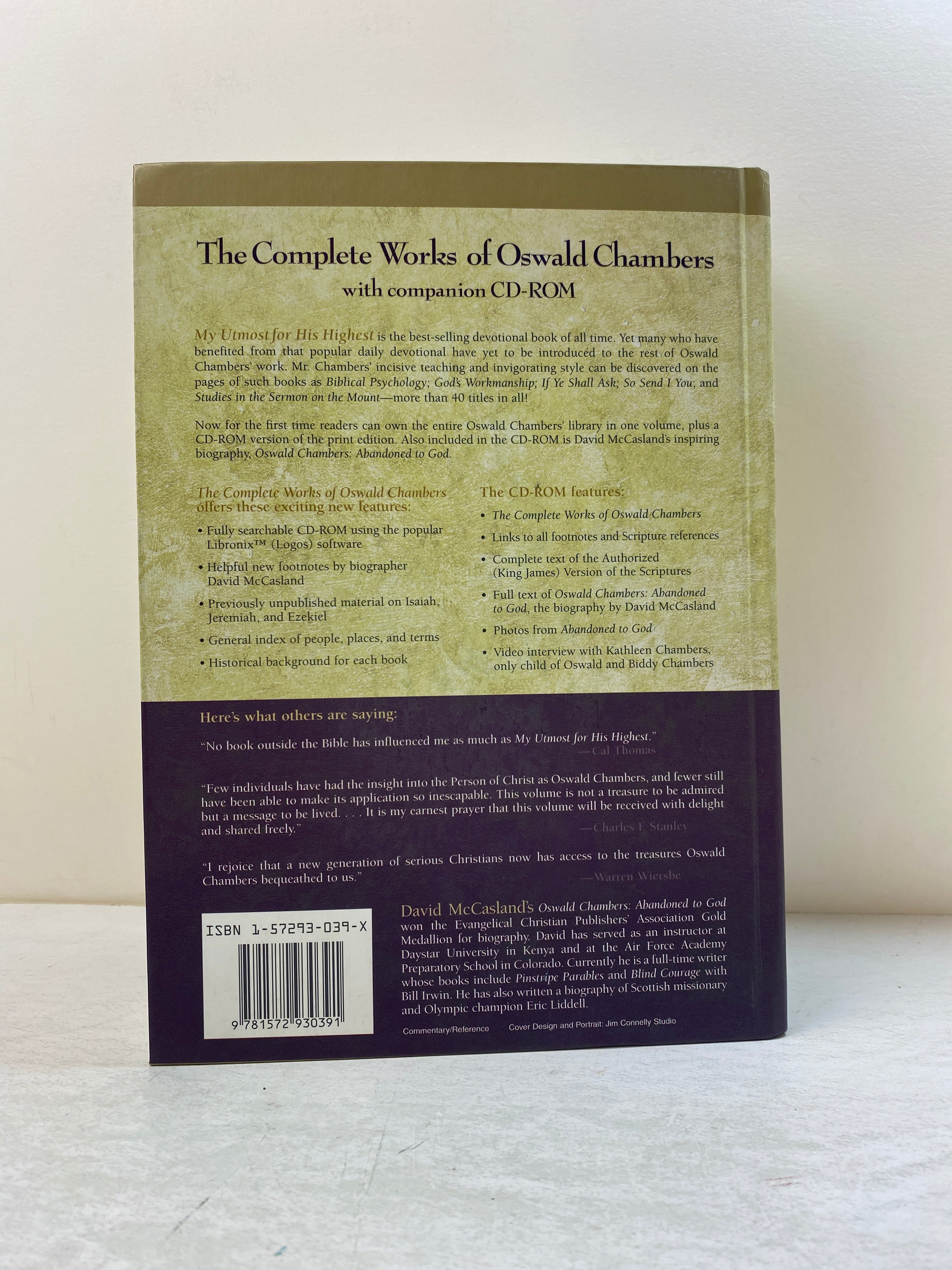 The Complete Works of Oswald Chambers Discovery house Publishers 2000 HC