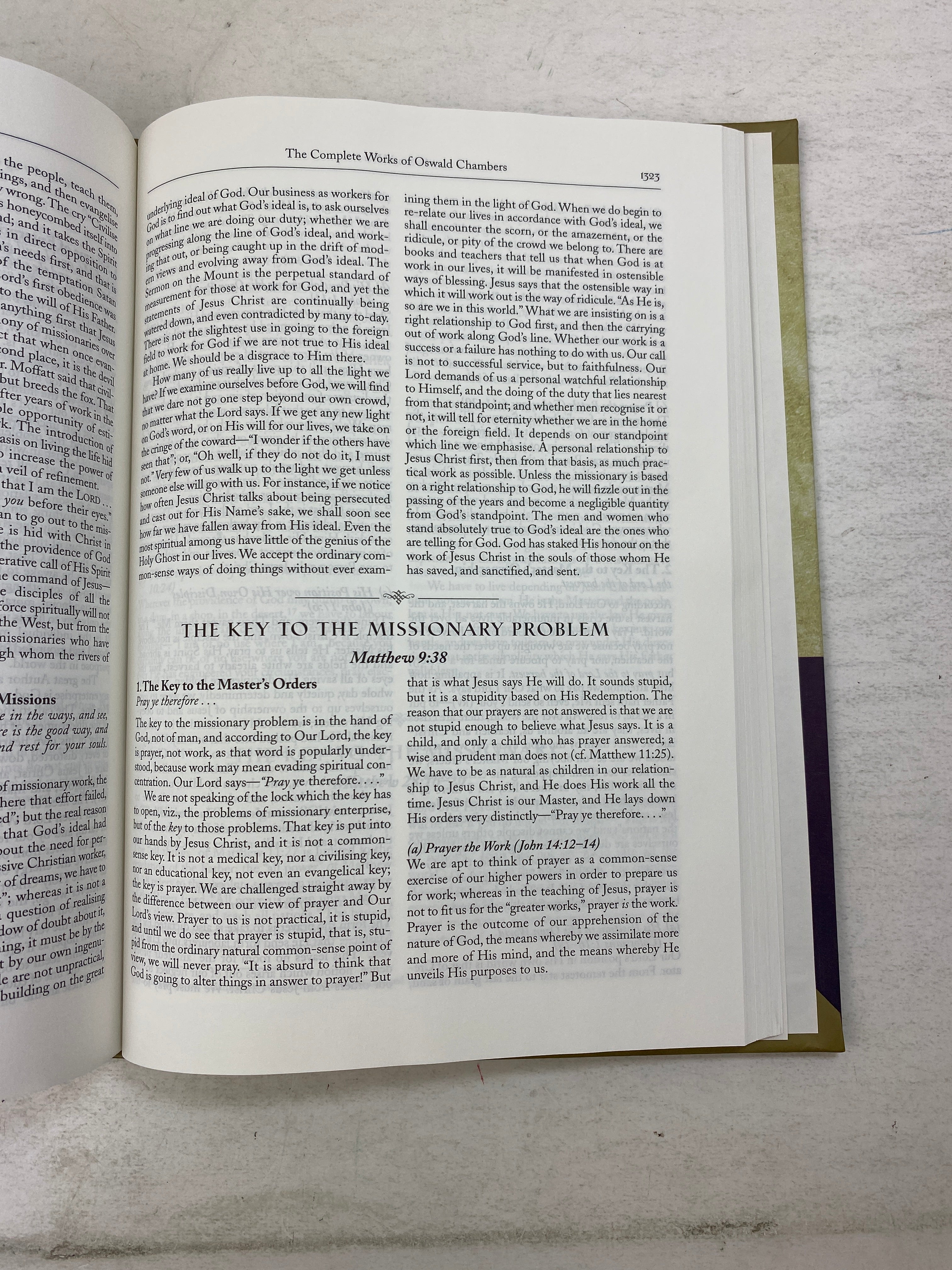 The Complete Works of Oswald Chambers Discovery house Publishers 2000 HC