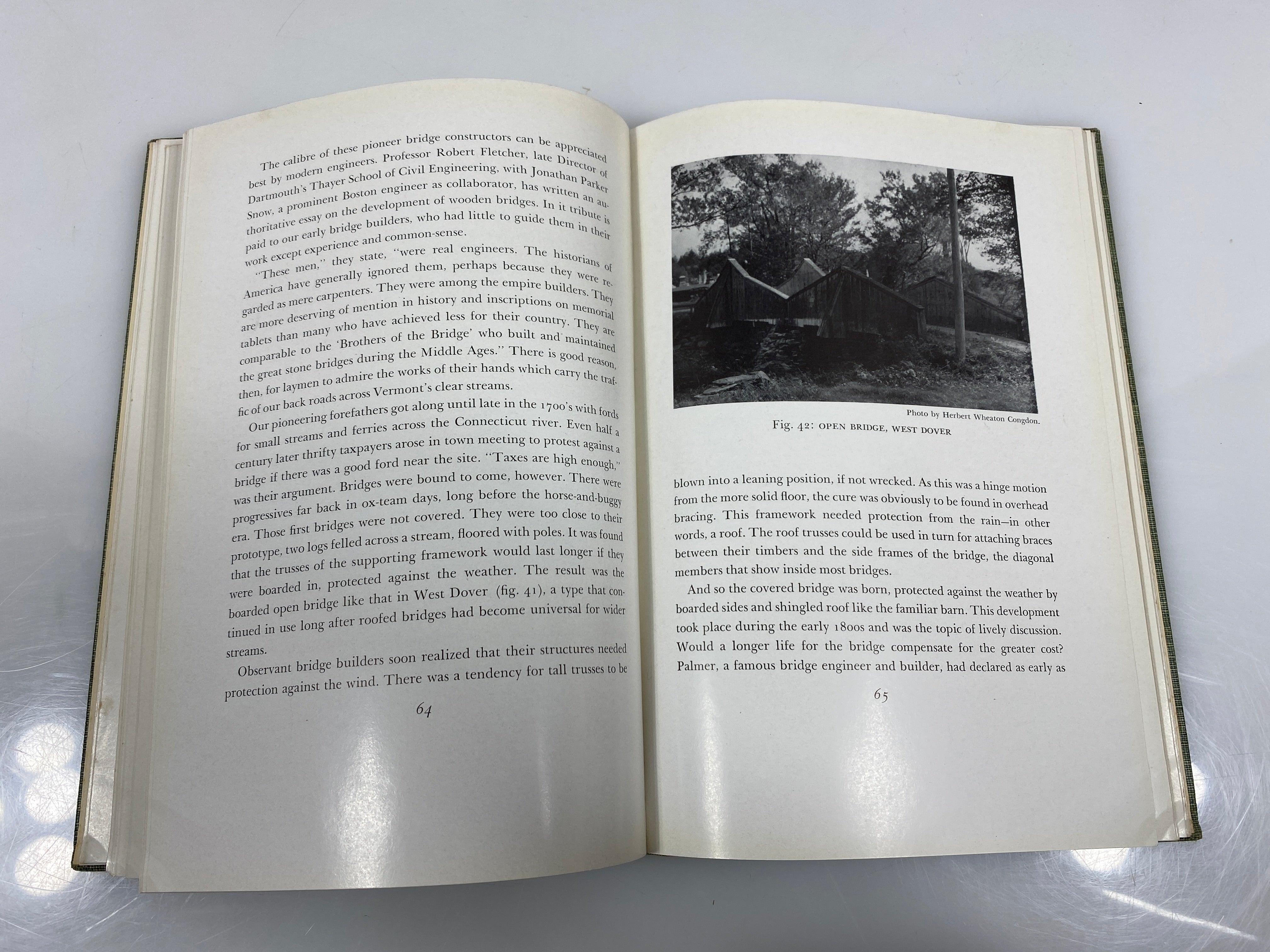 The Covered Bridge by Congdon Stphen Daye Press 1941 HC