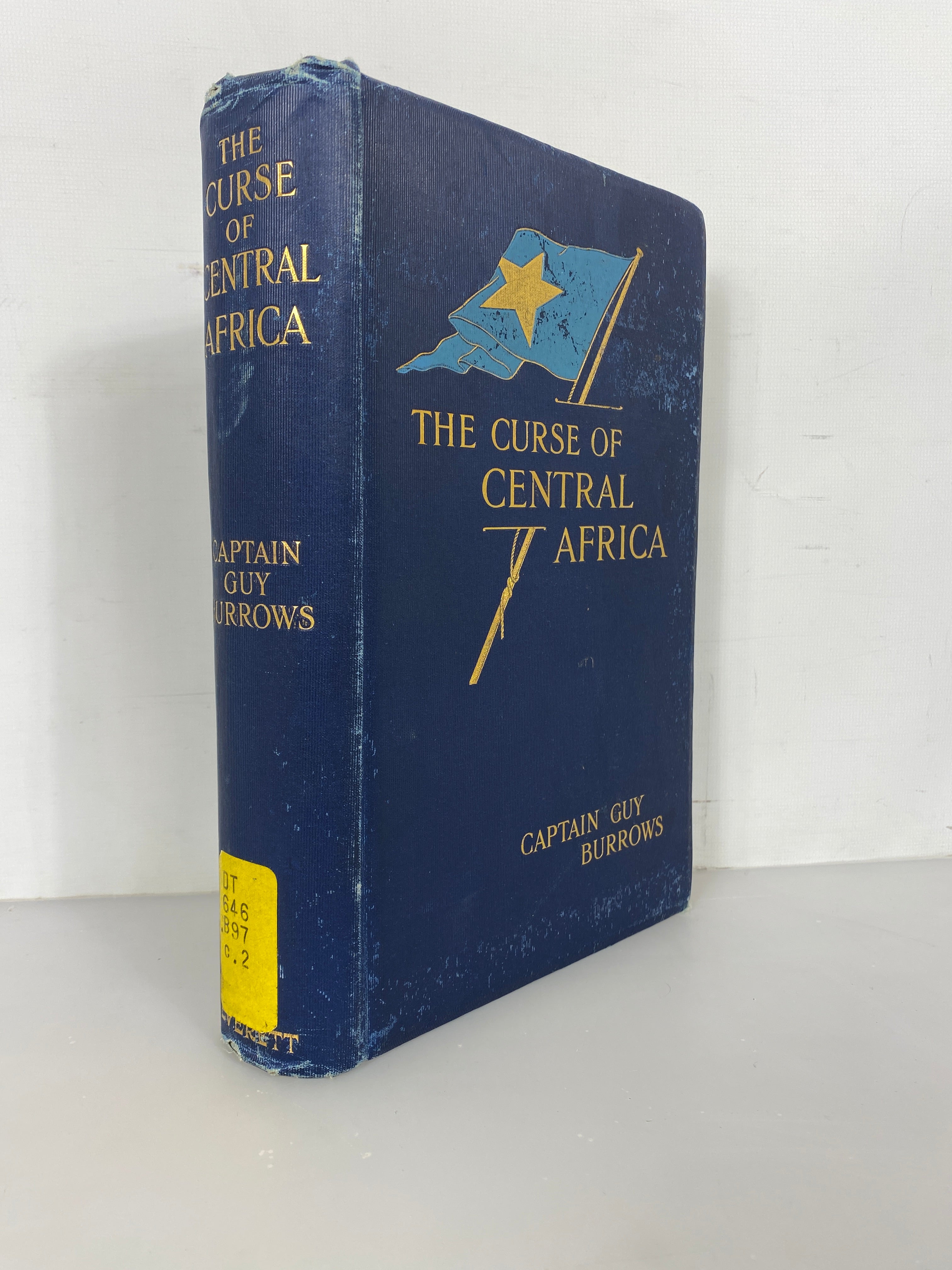 The Curse of Central Africa Captain Guy Burrows 1903 1st Edition Ex-Library HC