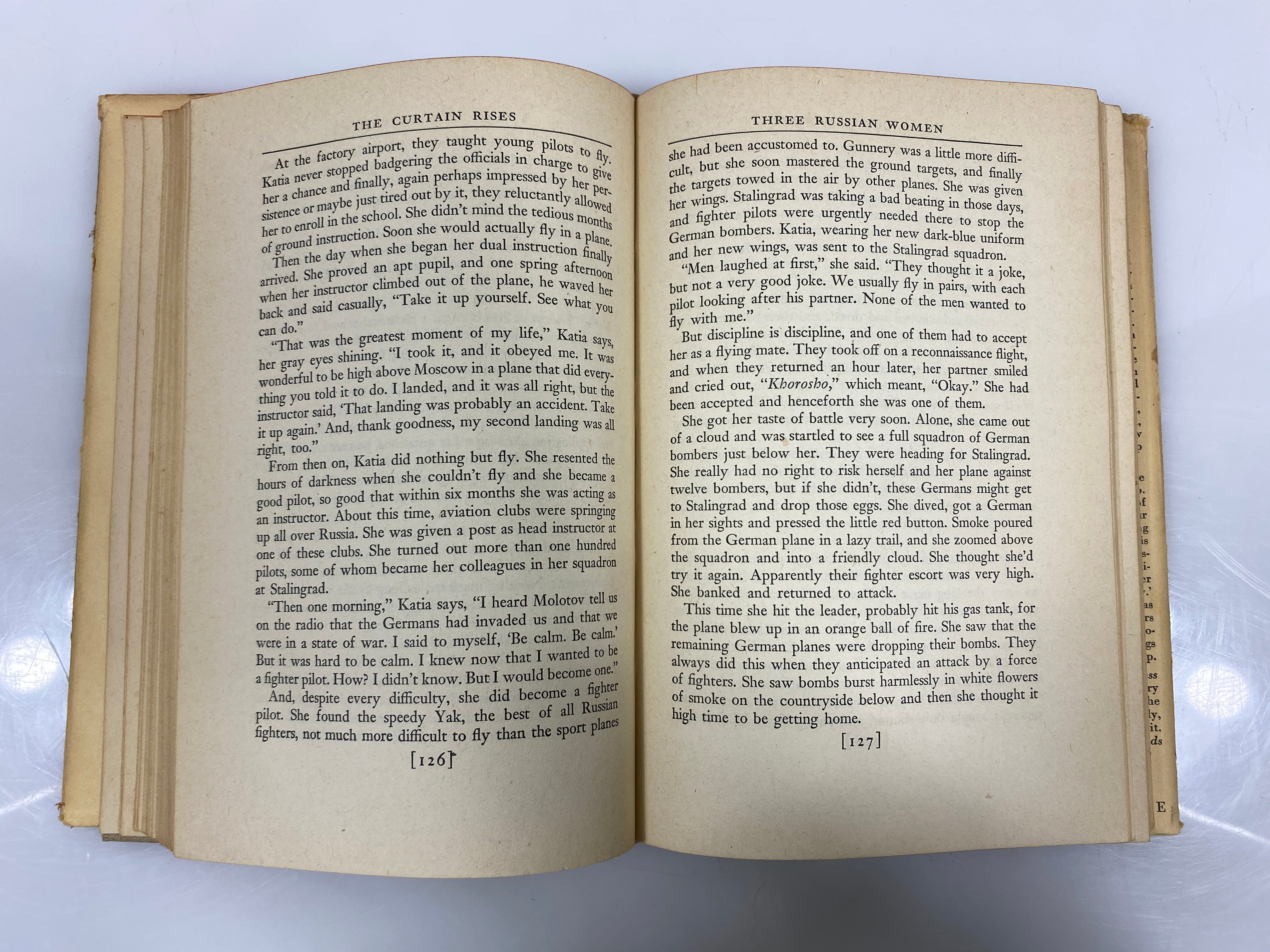 The Curtain Rises by Reynolds Random House 1944 2nd Print HCDJ