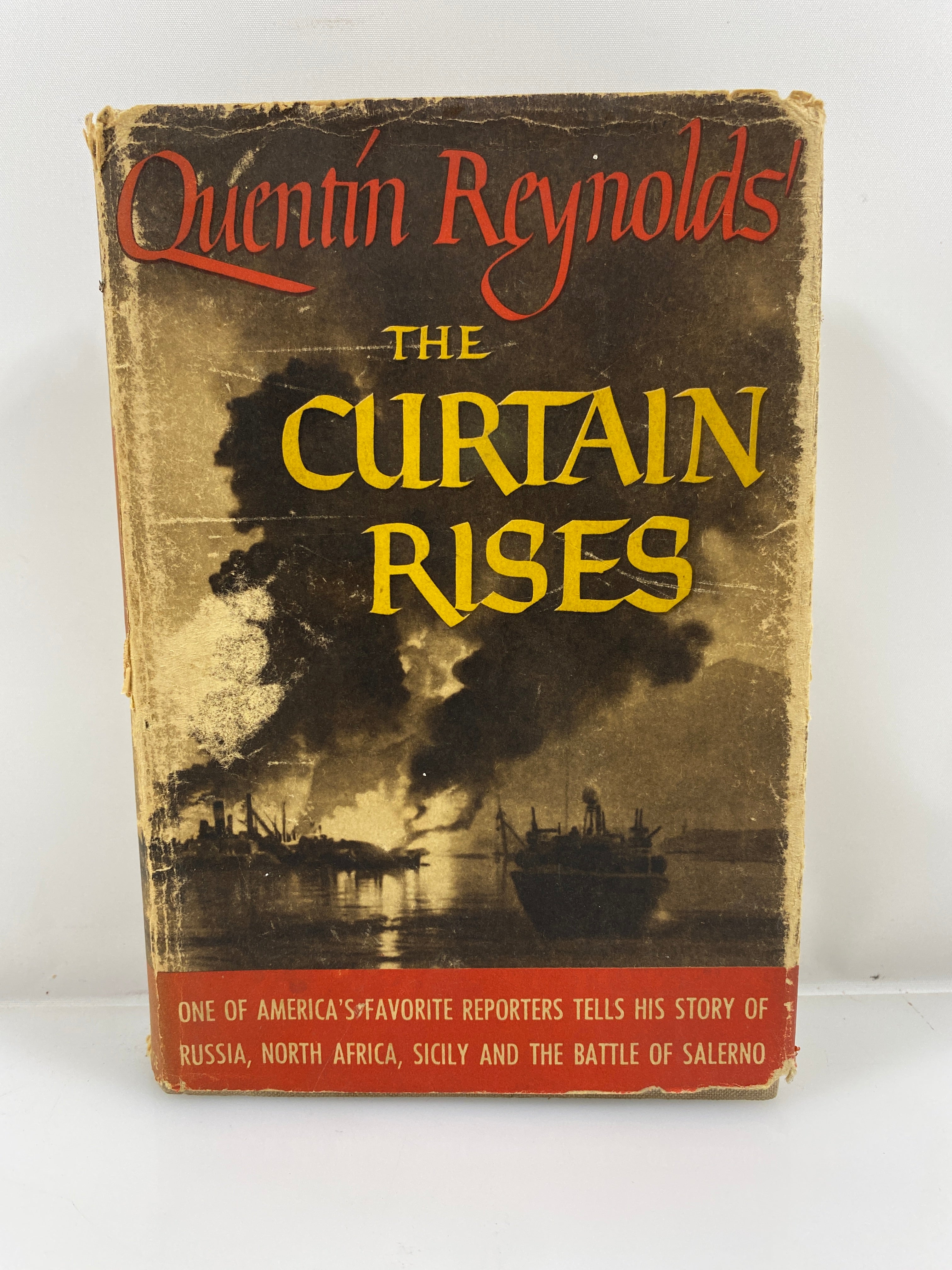 The Curtain Rises by Reynolds Random House 1944 2nd Print HCDJ