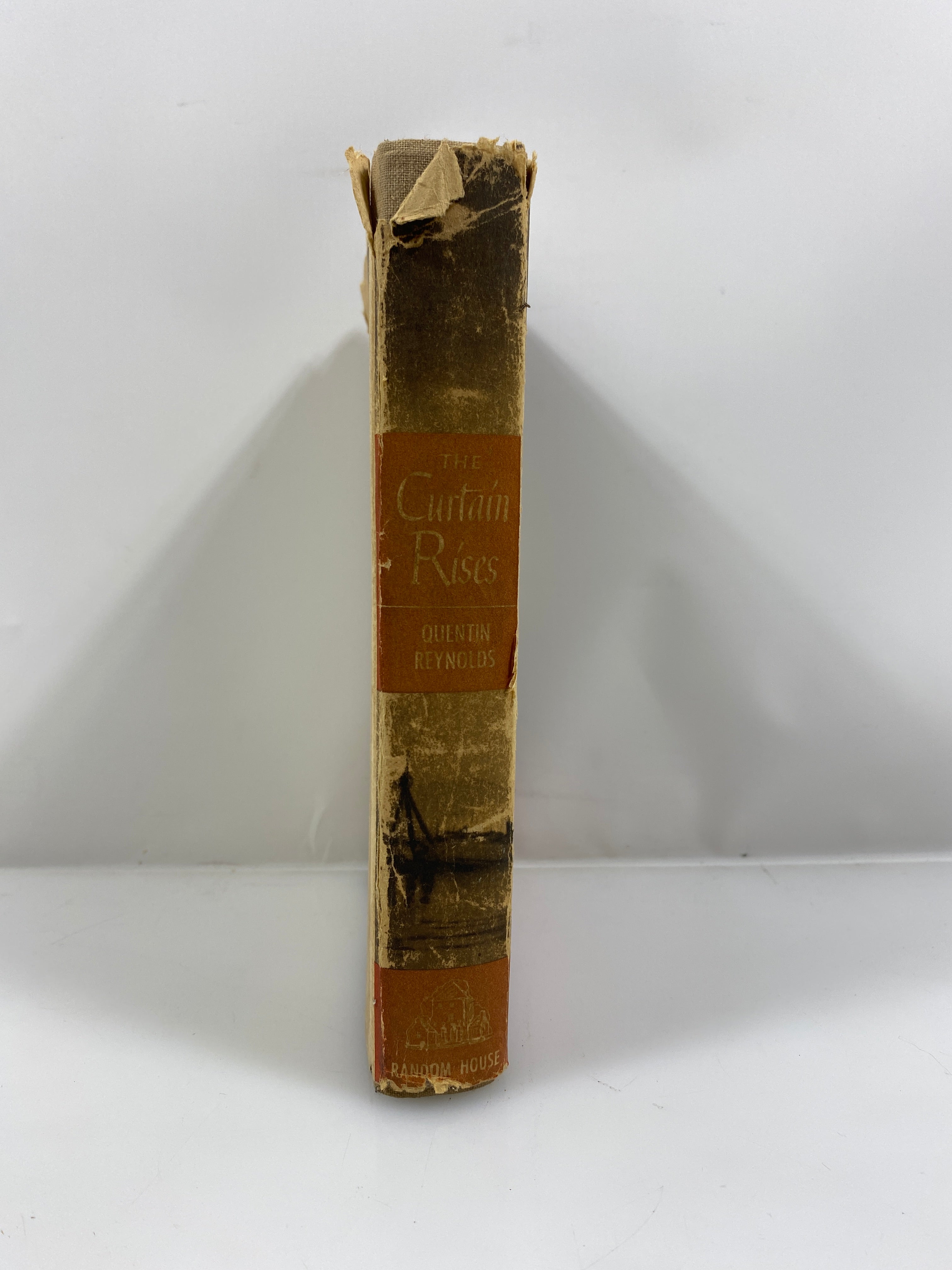 The Curtain Rises by Reynolds Random House 1944 2nd Print HCDJ