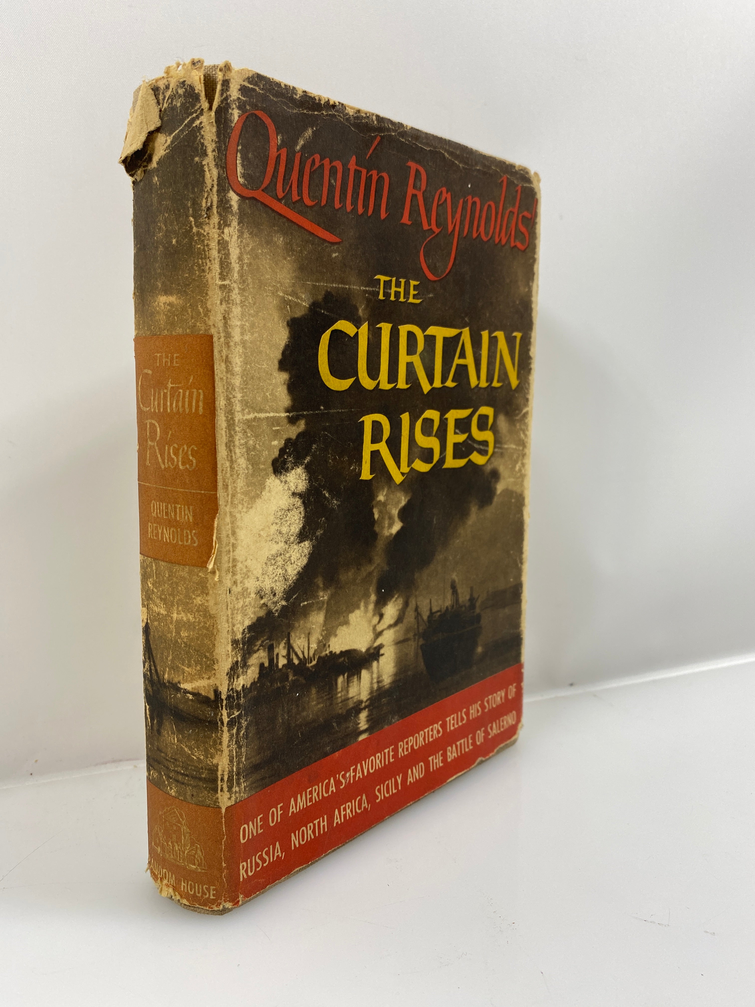 The Curtain Rises by Reynolds Random House 1944 2nd Print HCDJ