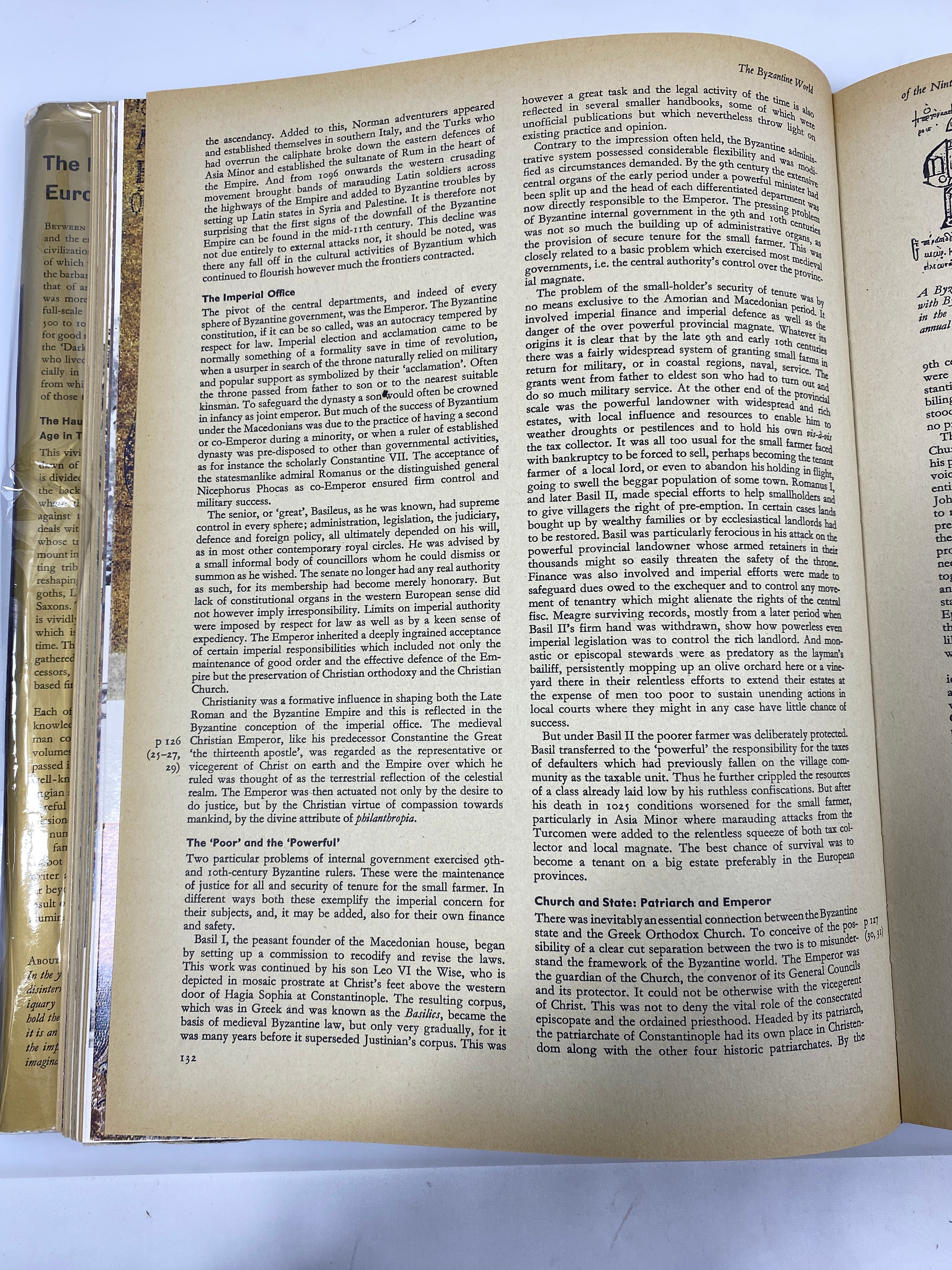 The Dawn of European Civilization: The Dark Ages McGraw-Hill 1966 HCDJ