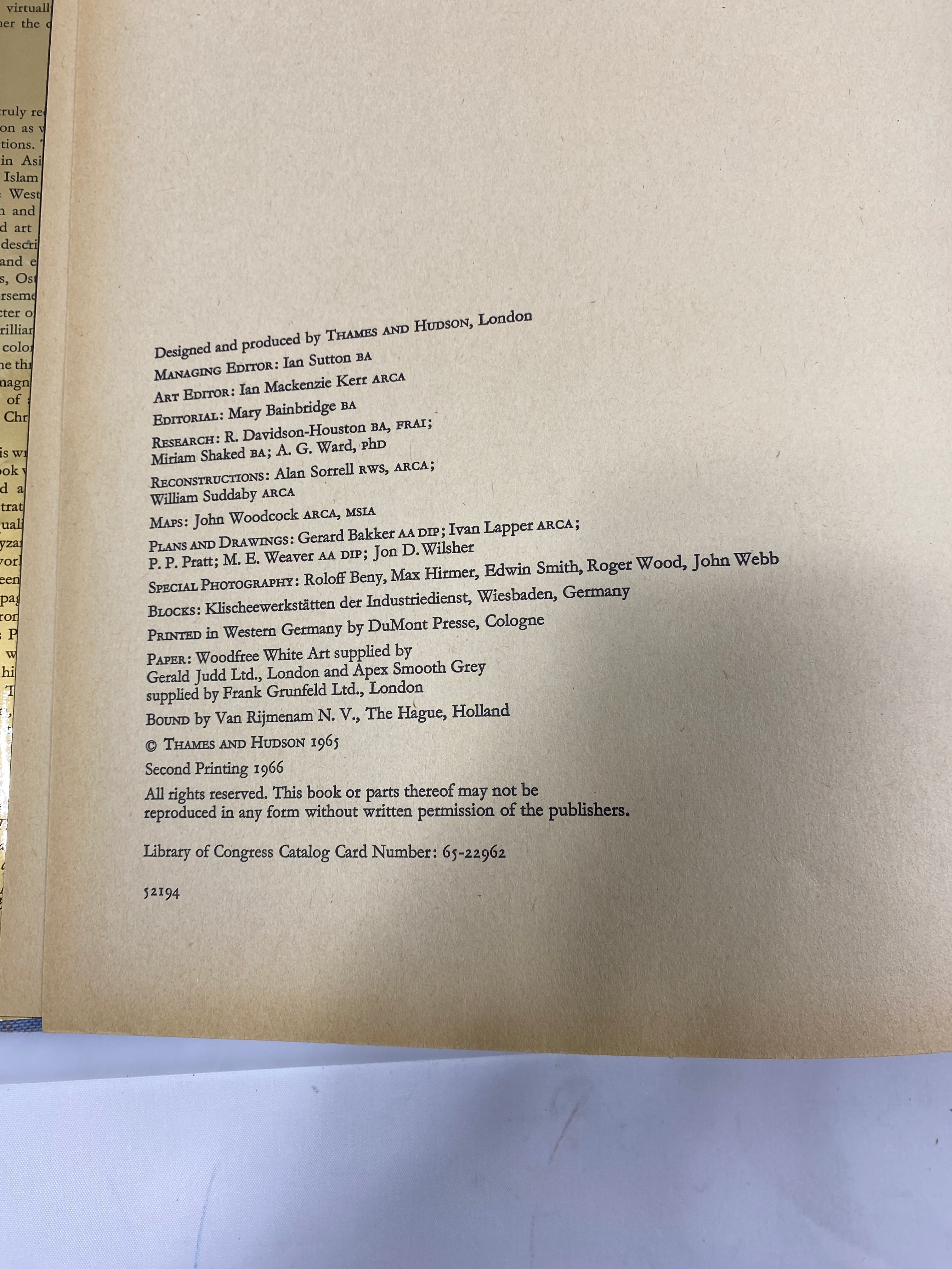 The Dawn of European Civilization: The Dark Ages McGraw-Hill 1966 HCDJ