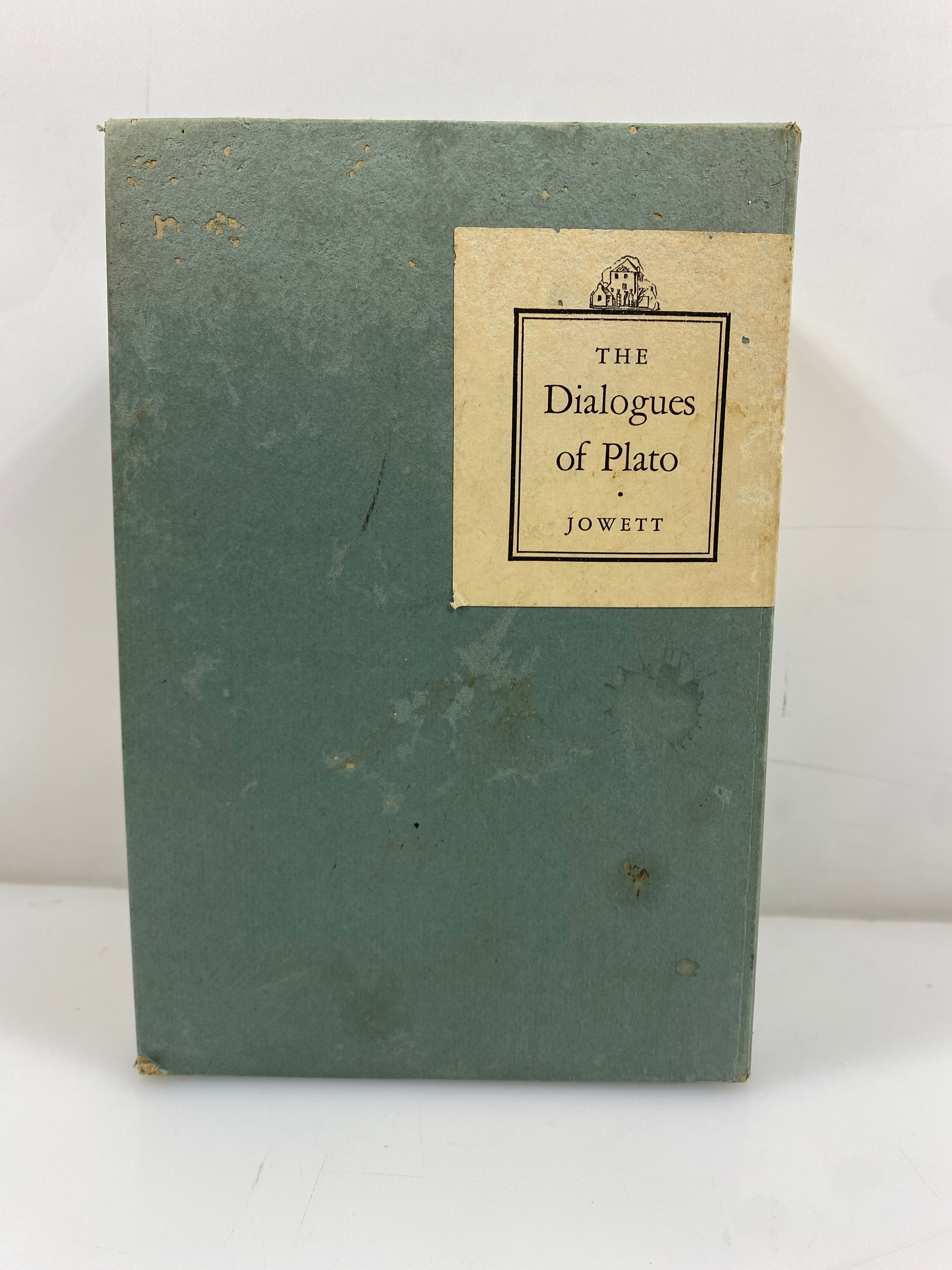 The Dialogues of Plato Vol. I-II Jowett 1937 17th Print HC Slipcase