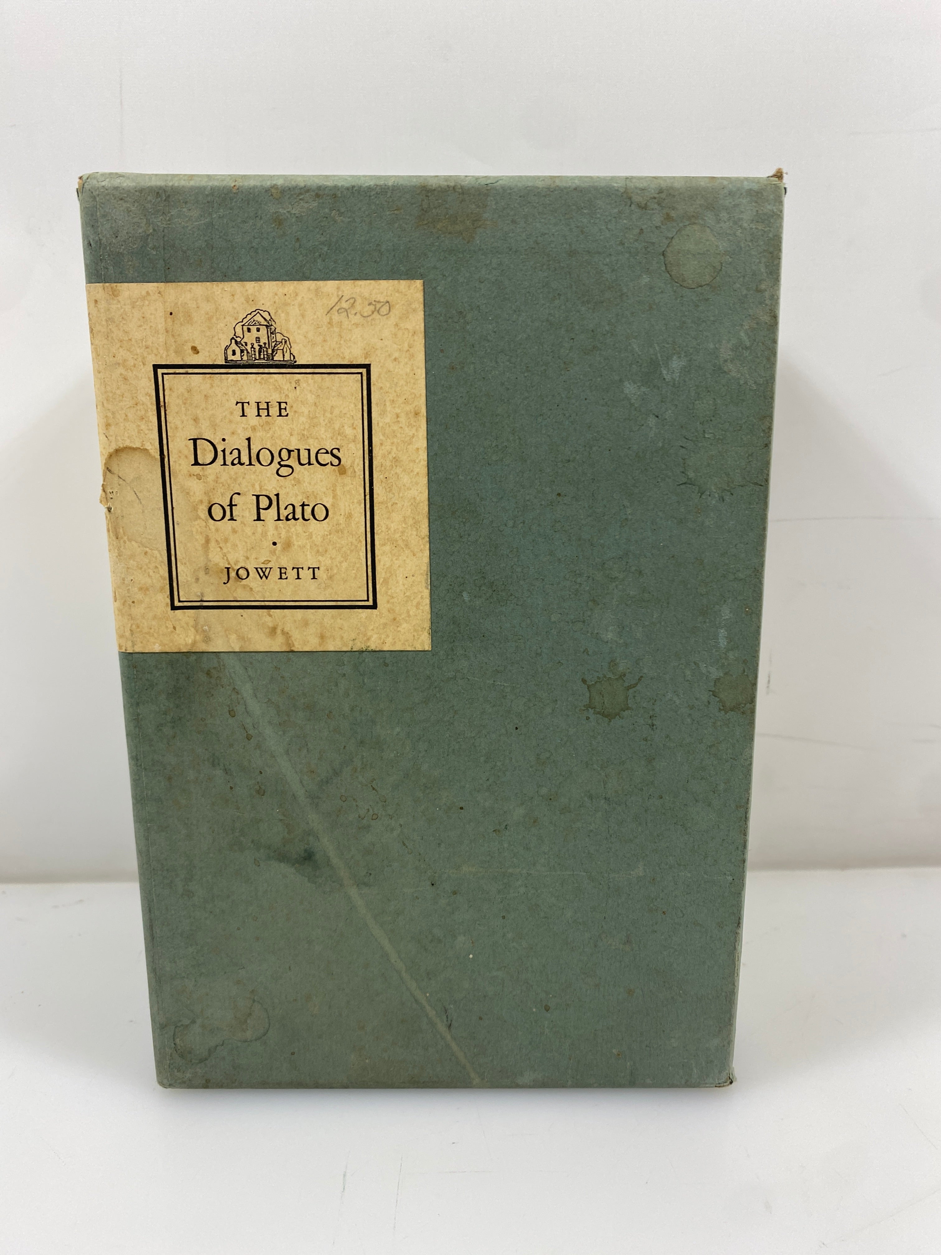 The Dialogues of Plato Vol. I-II Jowett 1937 17th Print HC Slipcase