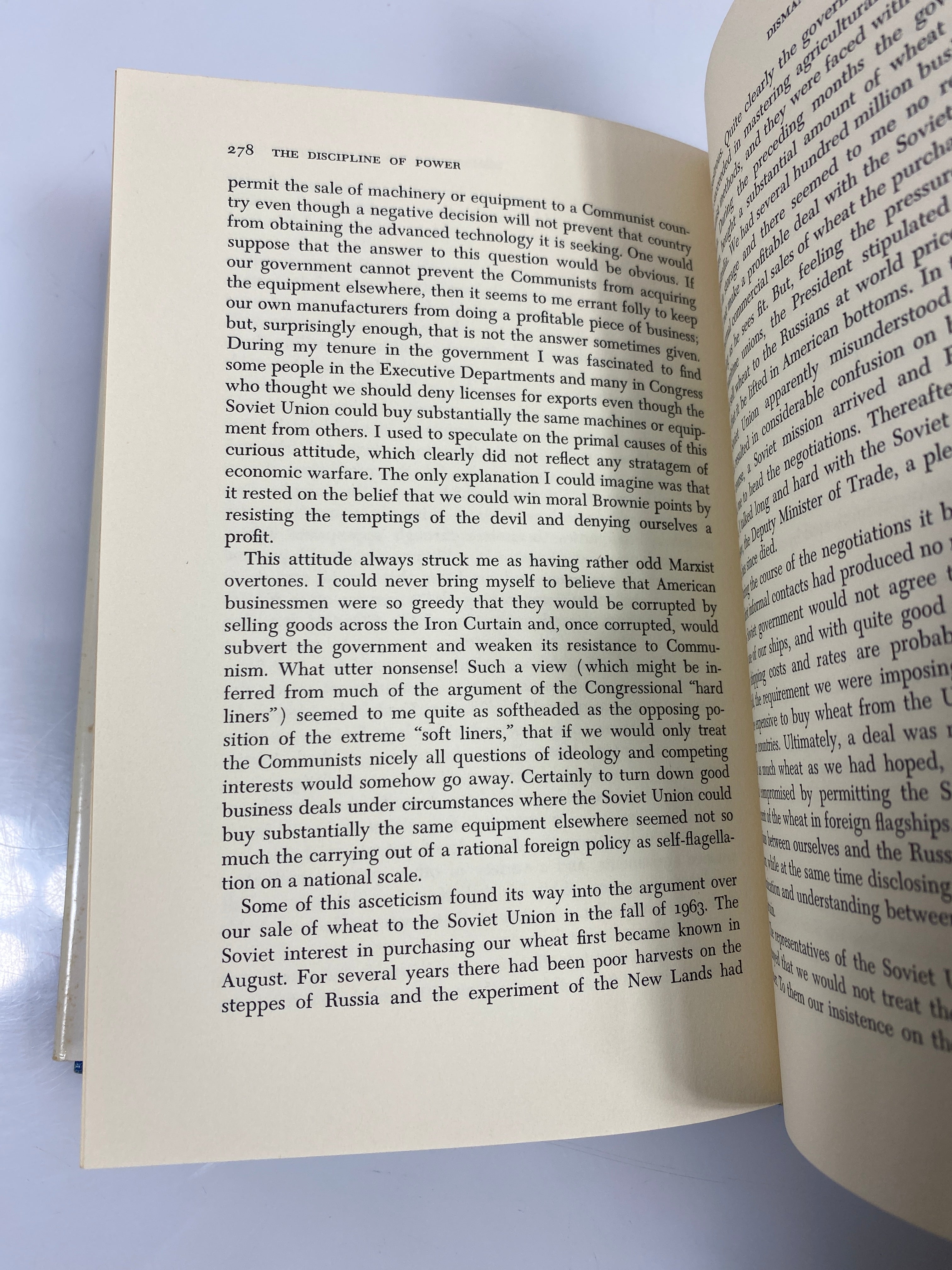 The Discipline of Power by Ball 1988 2nd Print HCDJ