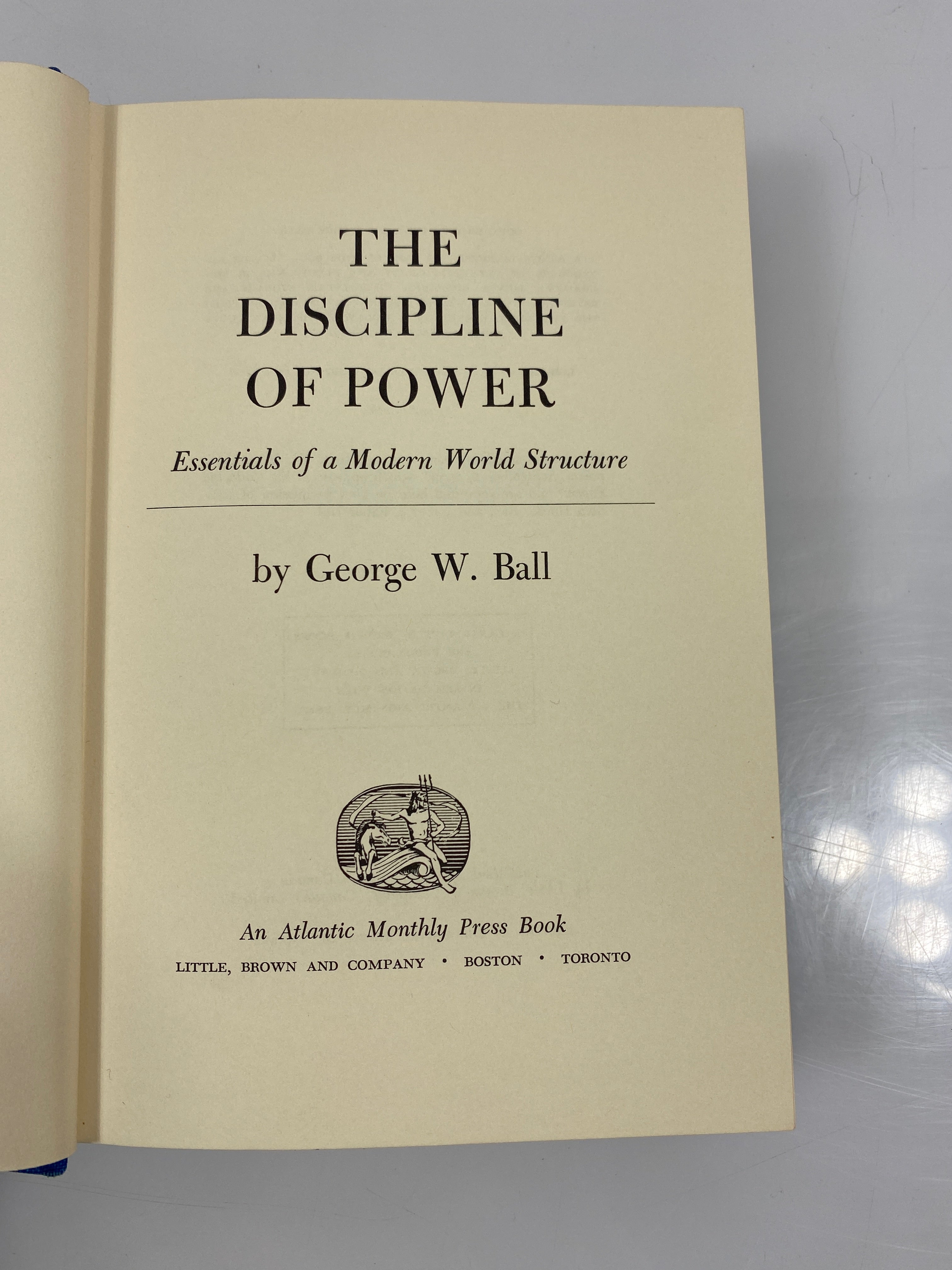 The Discipline of Power by Ball 1988 2nd Print HCDJ