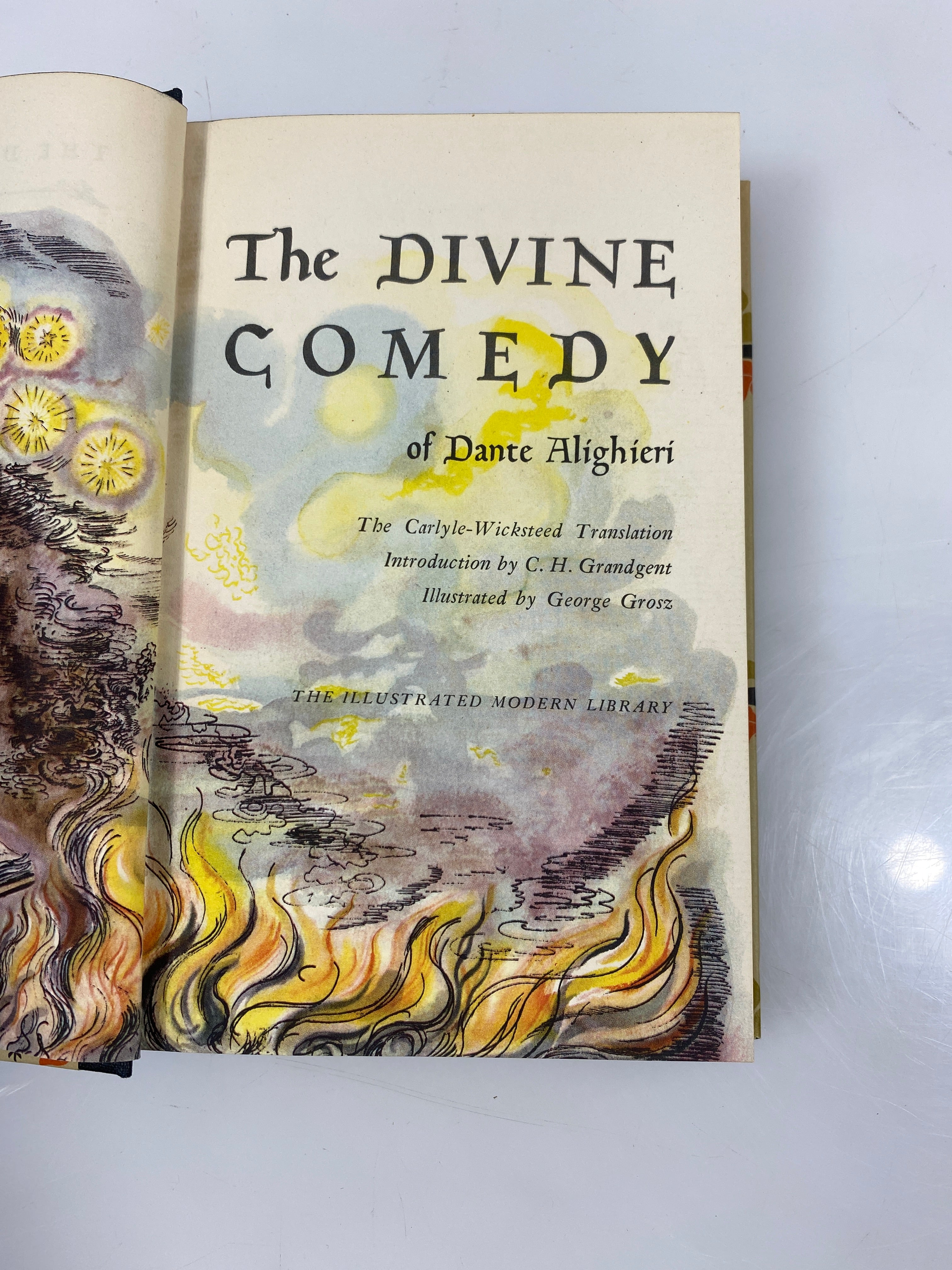 The Divine Comedy by Dante Modern Library 1944 Slipcase HC