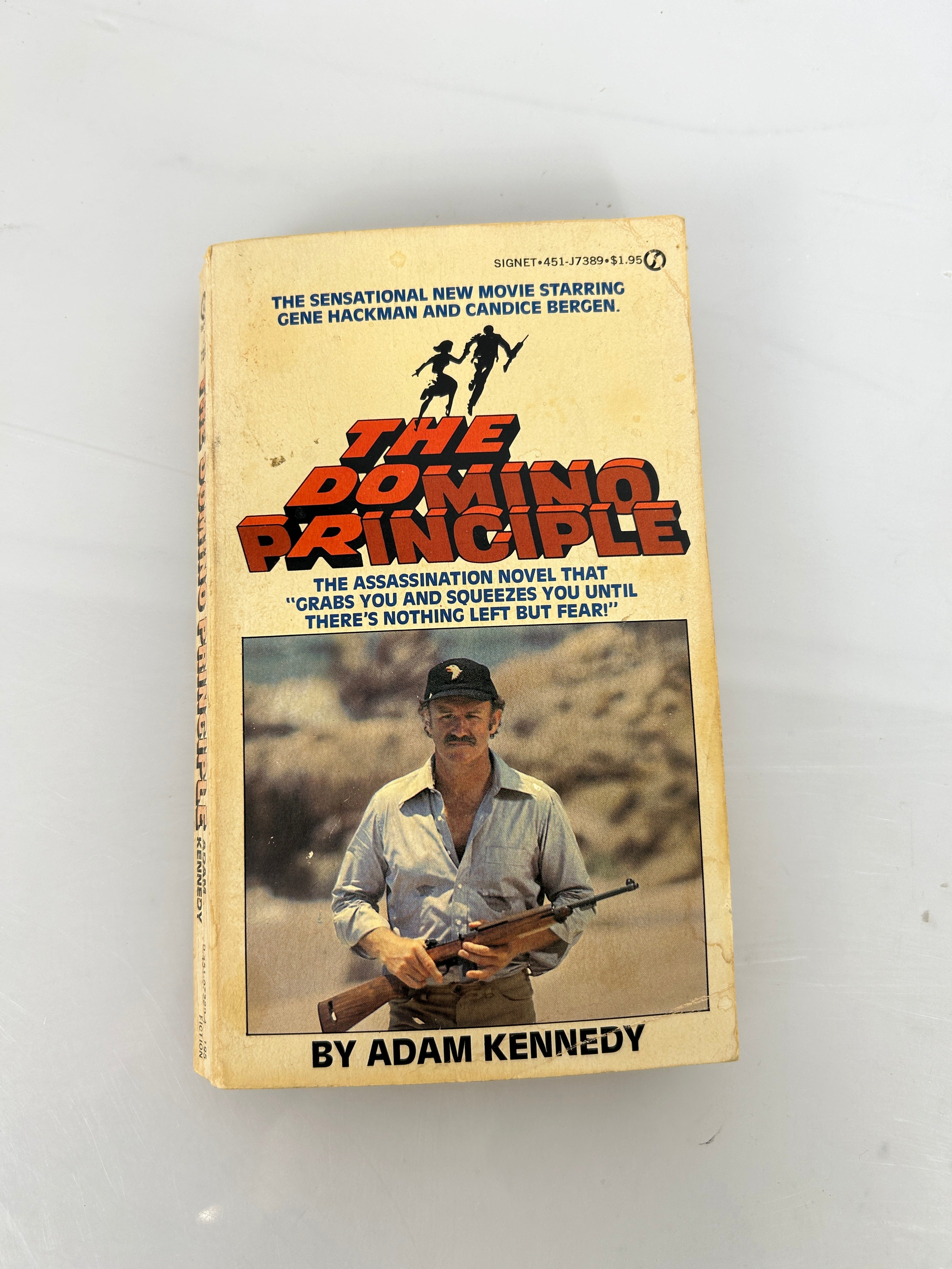 The Domino Principle by Adam Kennedy Signet J7389 Movie Tie-in 1976 SC