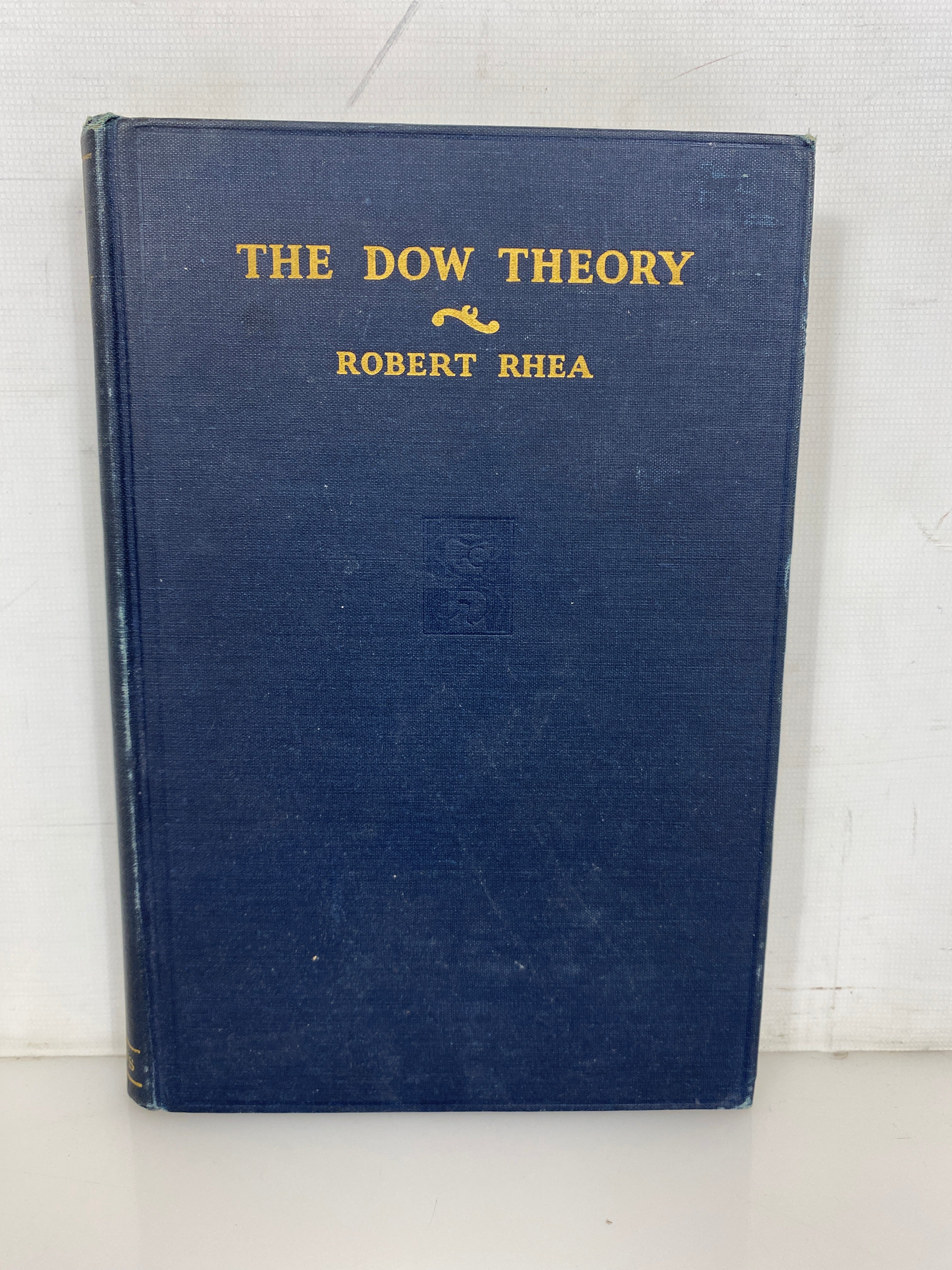 The Dow Theory by Robert Rhea 1932 13th Printing Vintage HC