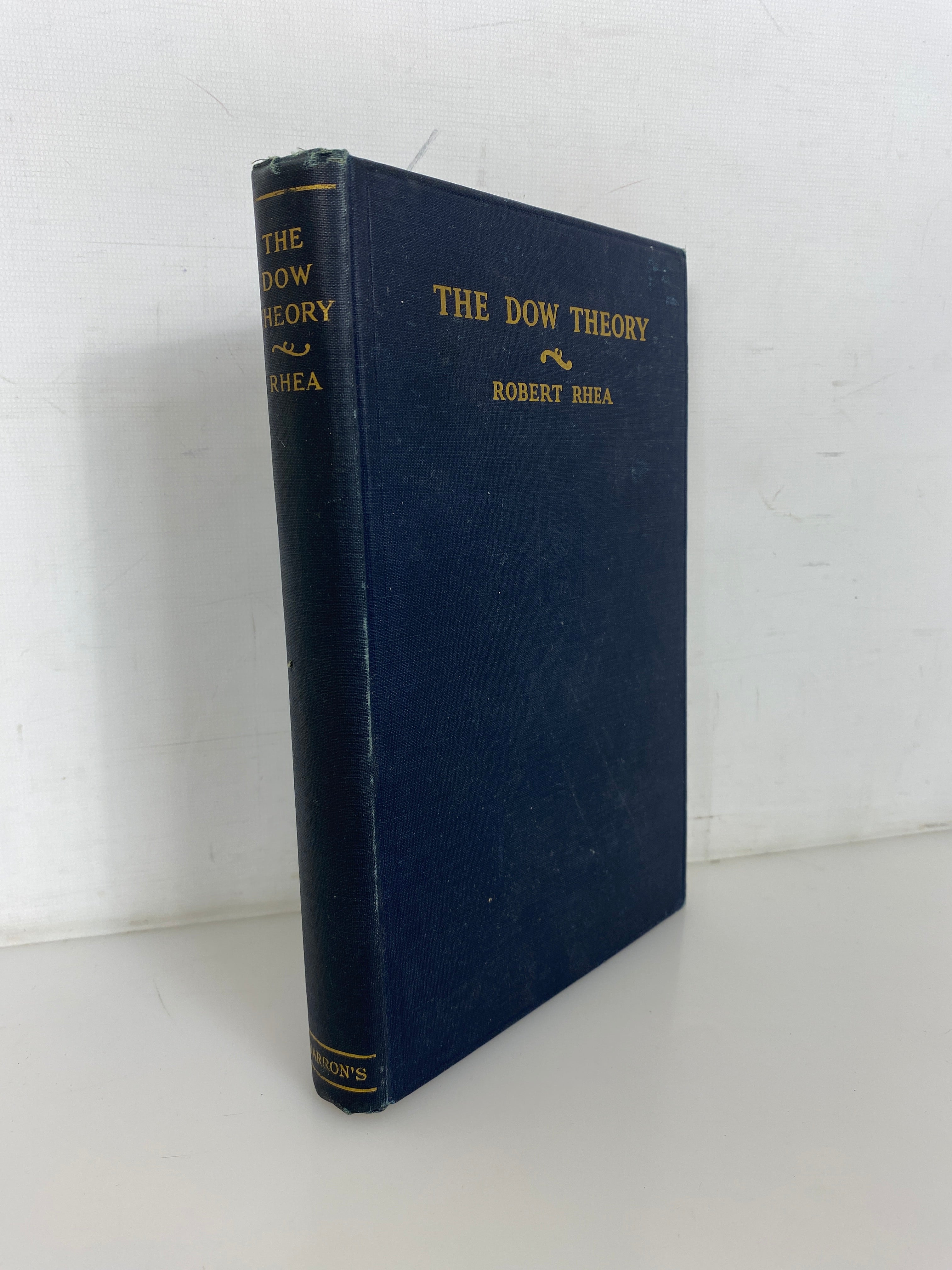The Dow Theory by Robert Rhea 1932 13th Printing Vintage HC