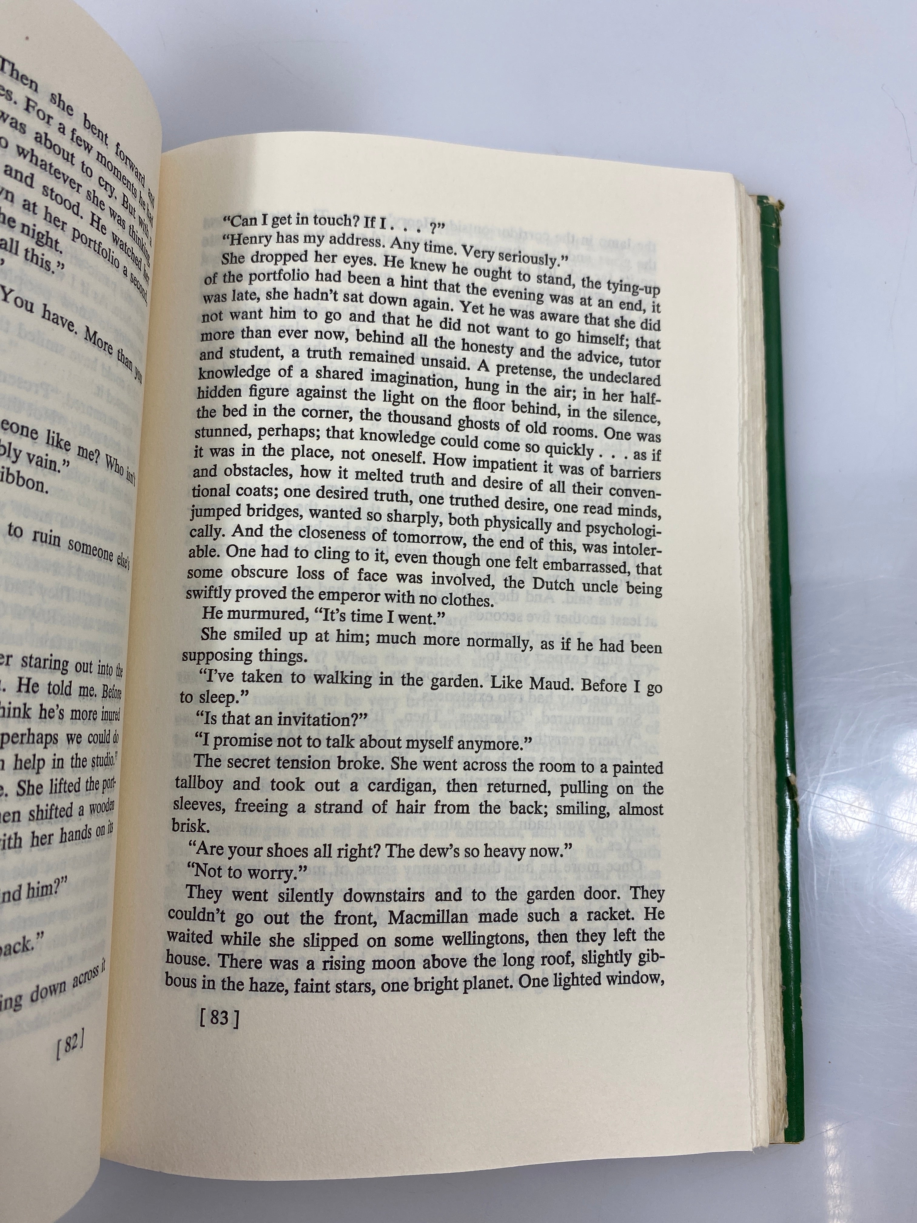 The Ebony Tower by John Fowles 1974 HCDJ