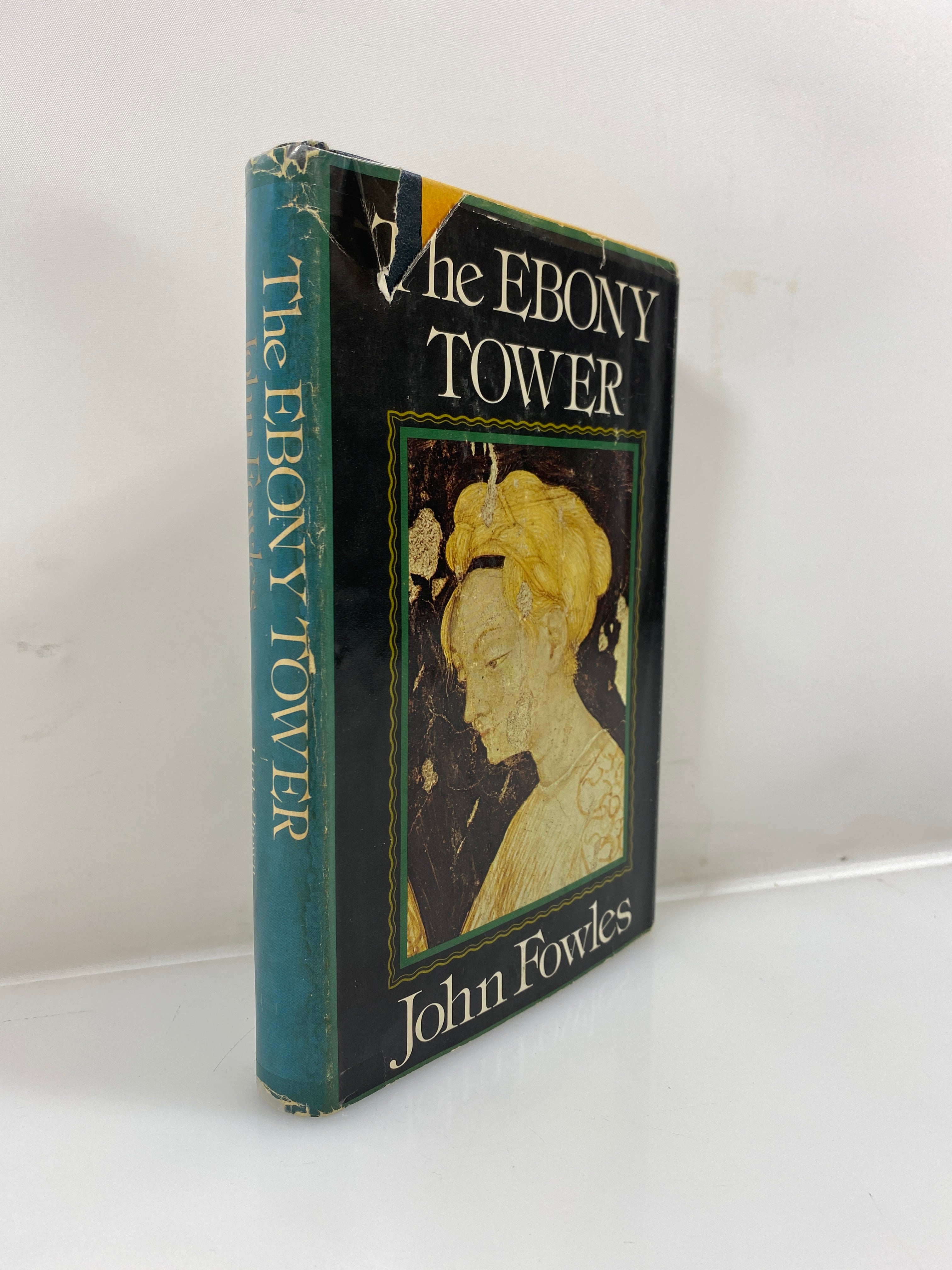 The Ebony Tower by John Fowles 1974 HCDJ