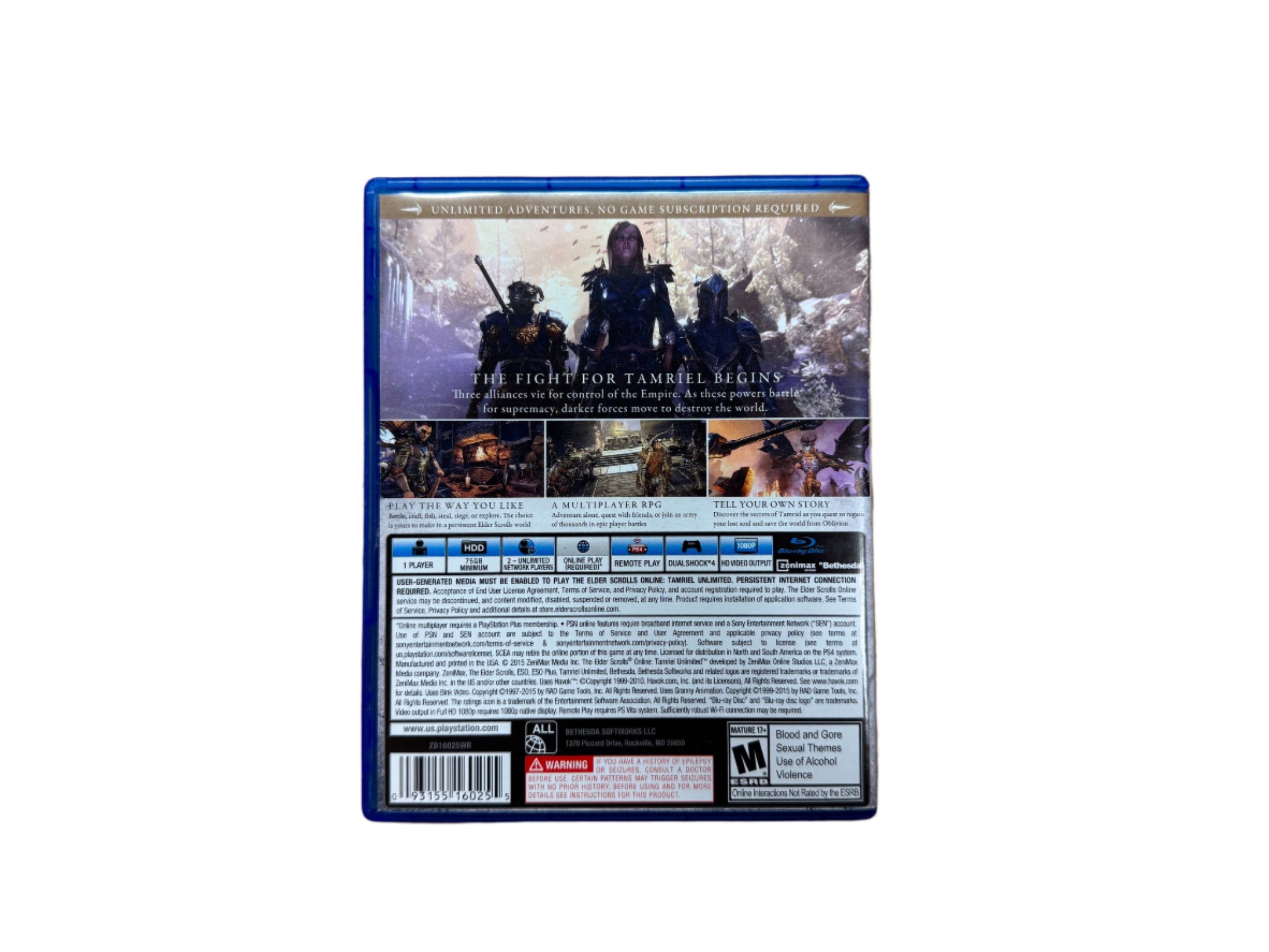 The Elder Scrolls Online PlayStation 4