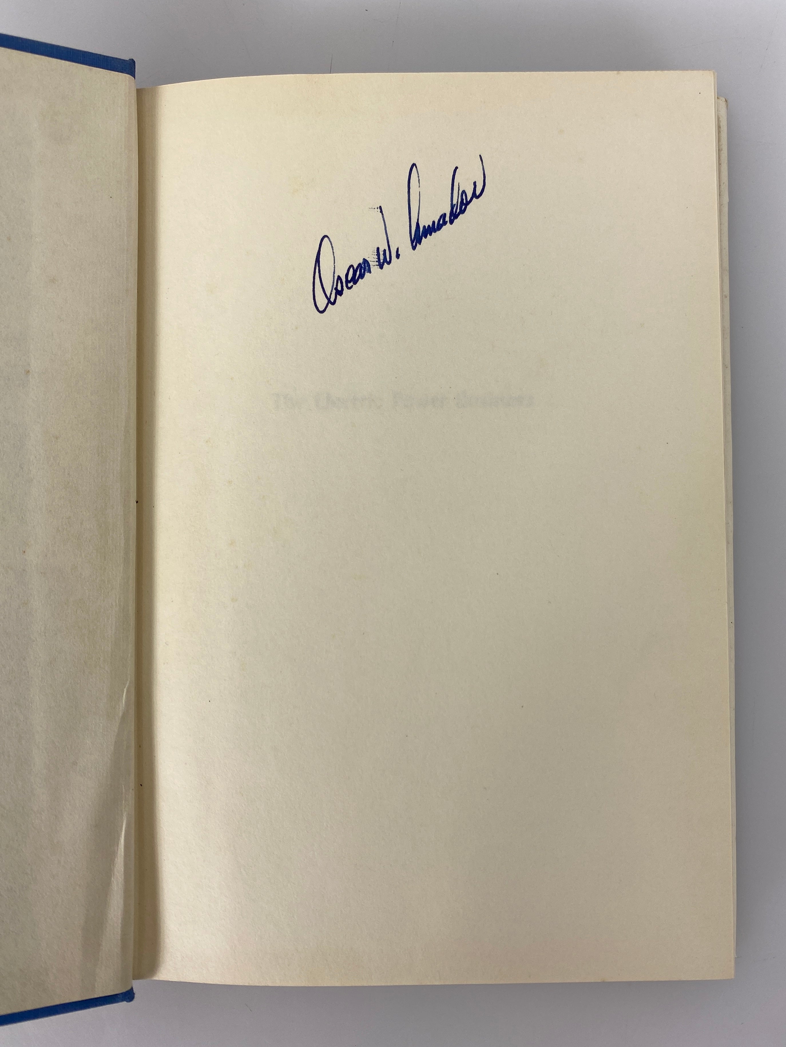 The Electric Power Business by Edwin Vennard 1962 HC DJ