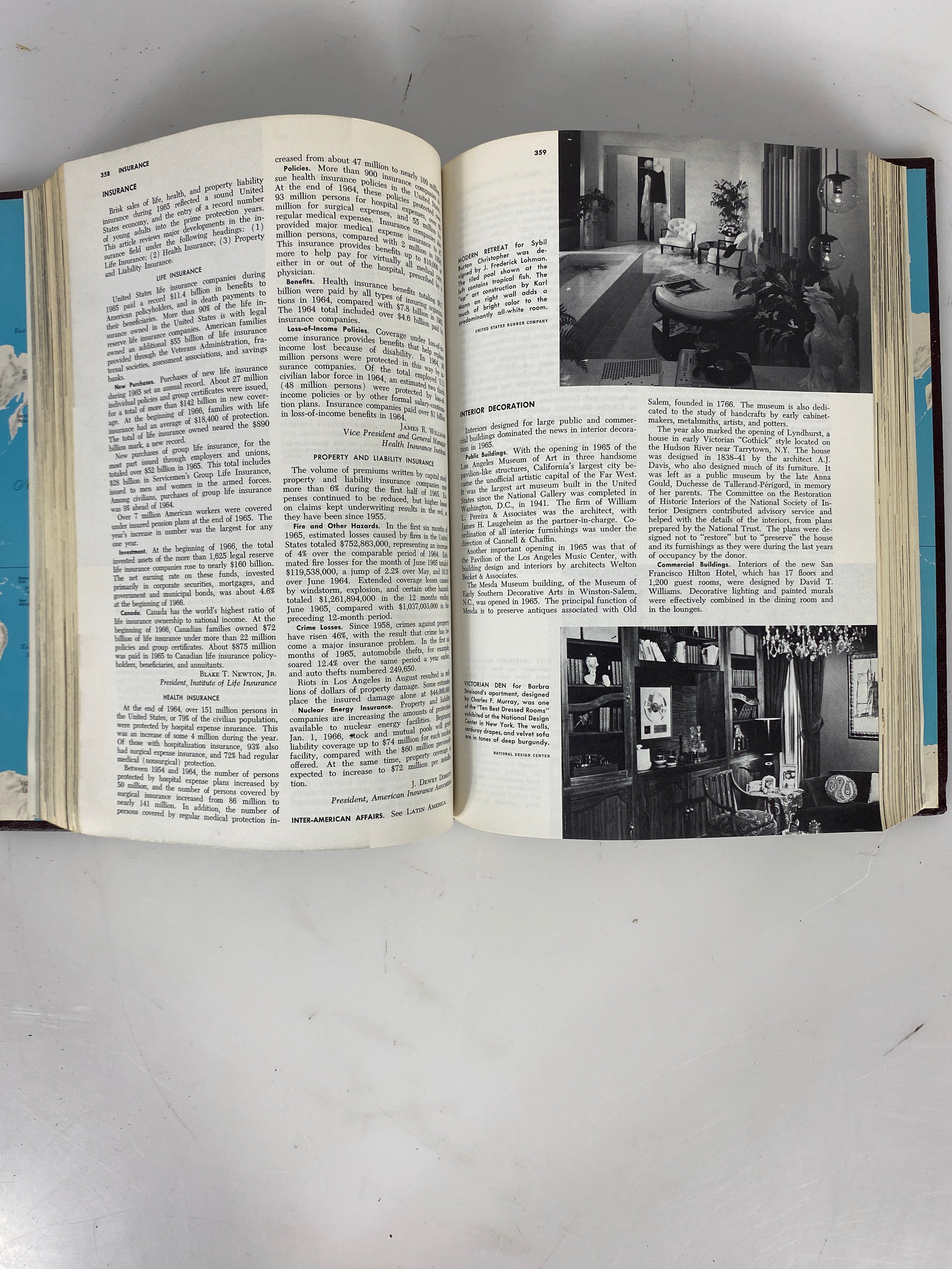 The Encyclopedia Americana 1961 Ed vol 1-30 + 1962-1970 annual HC