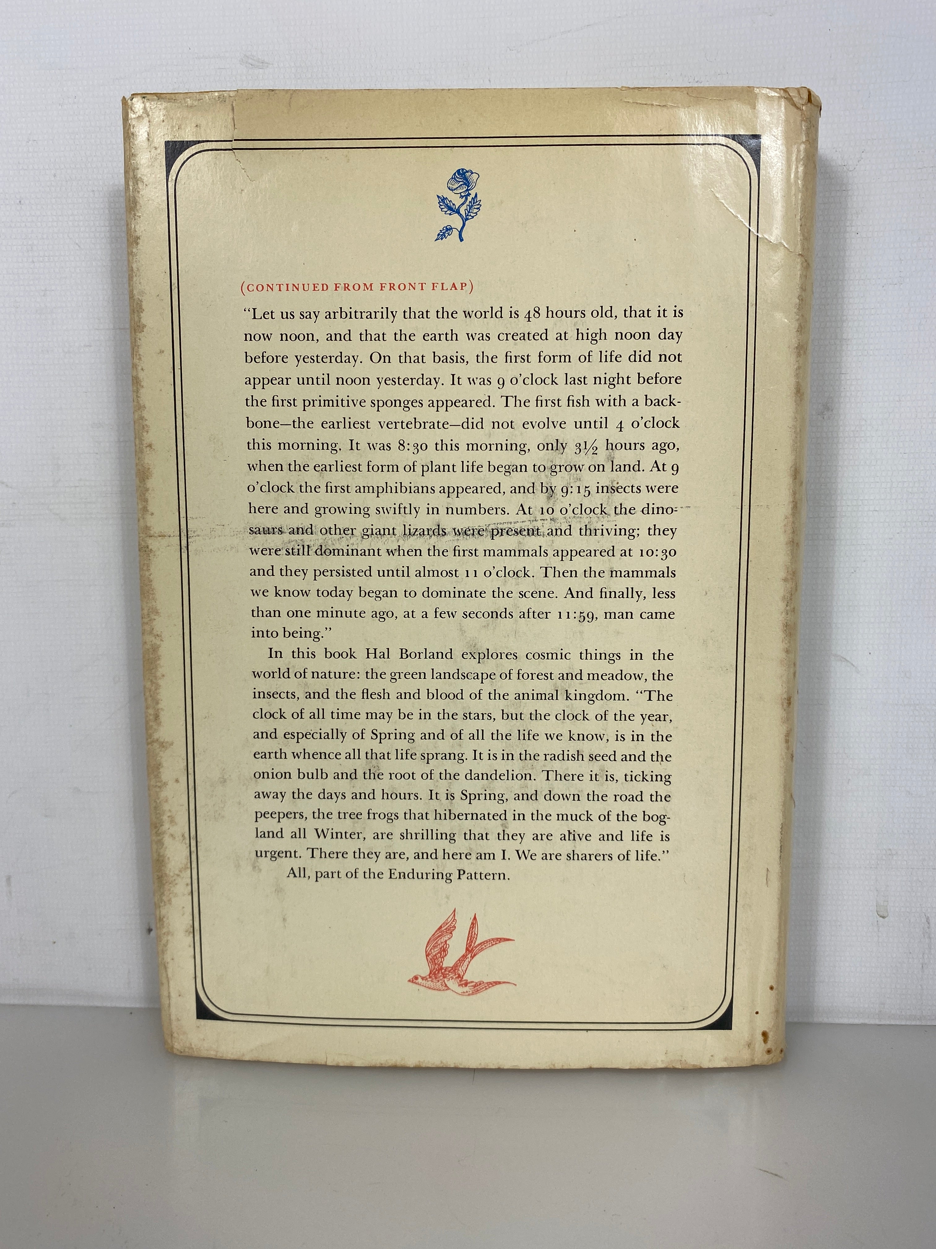 The Enduring Pattern by Hal Borland 1959 First Printing HC DJ