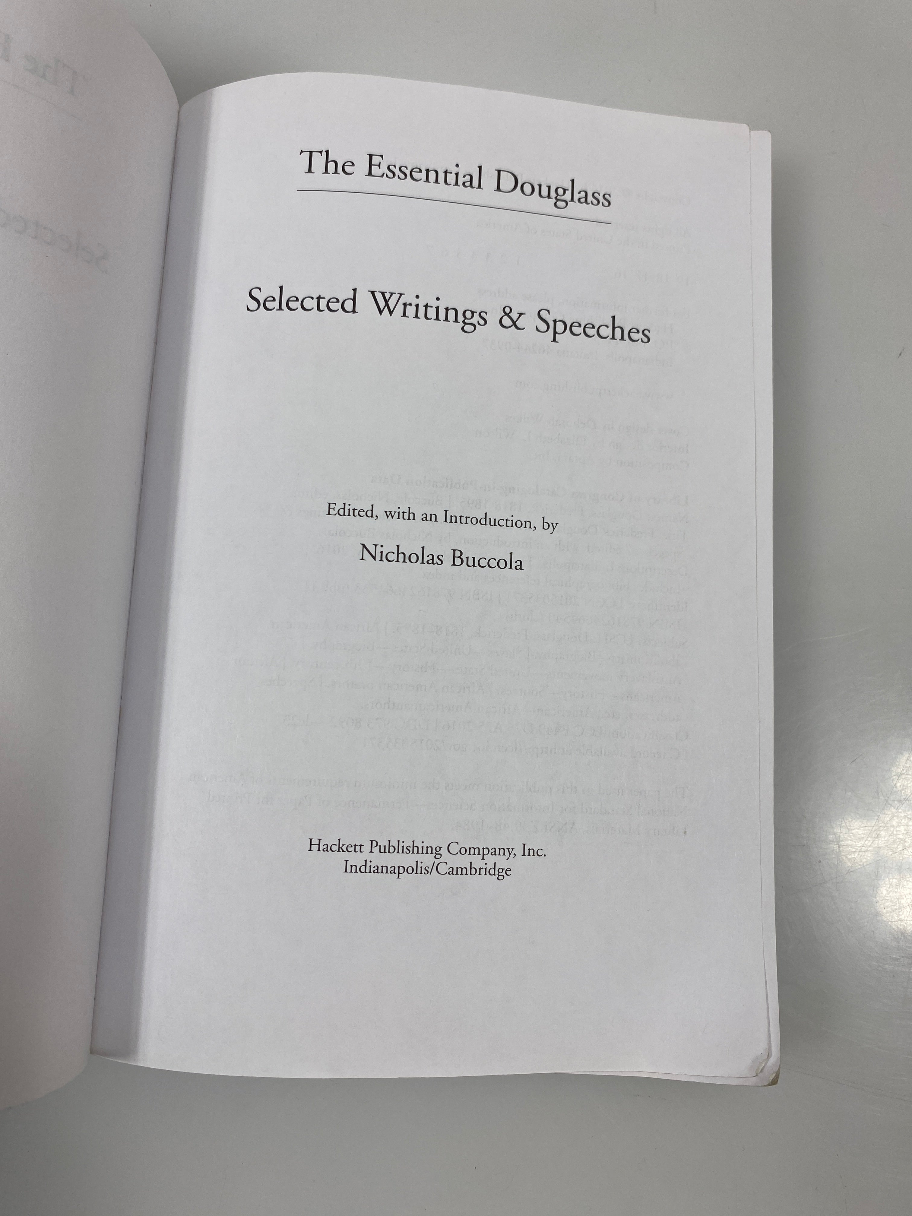 The Essential Douglass by Buccola 2016 SC