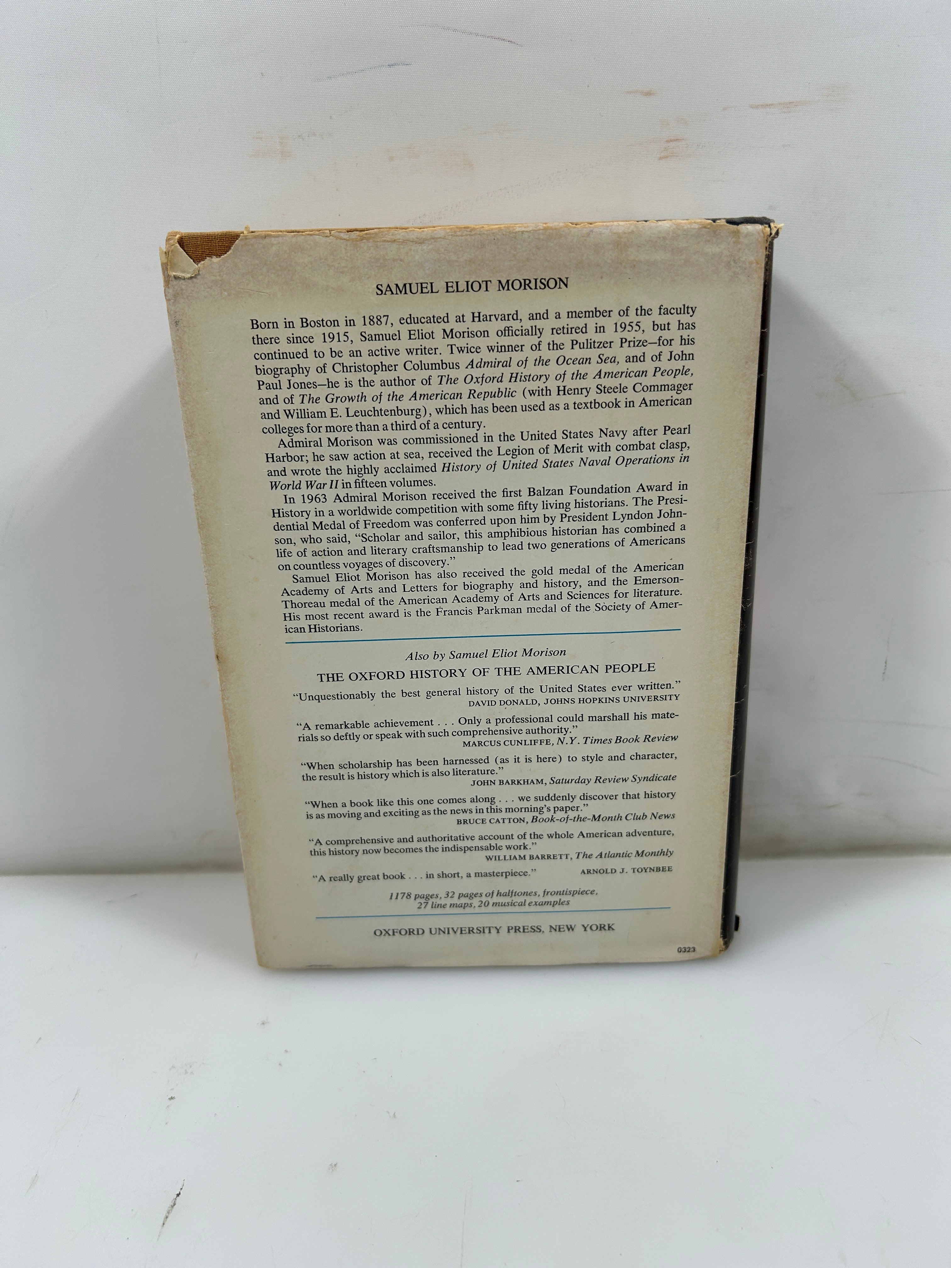 The European Discovery of America Samuel Eliot Morison Oxford 1971 HCDJ BCE