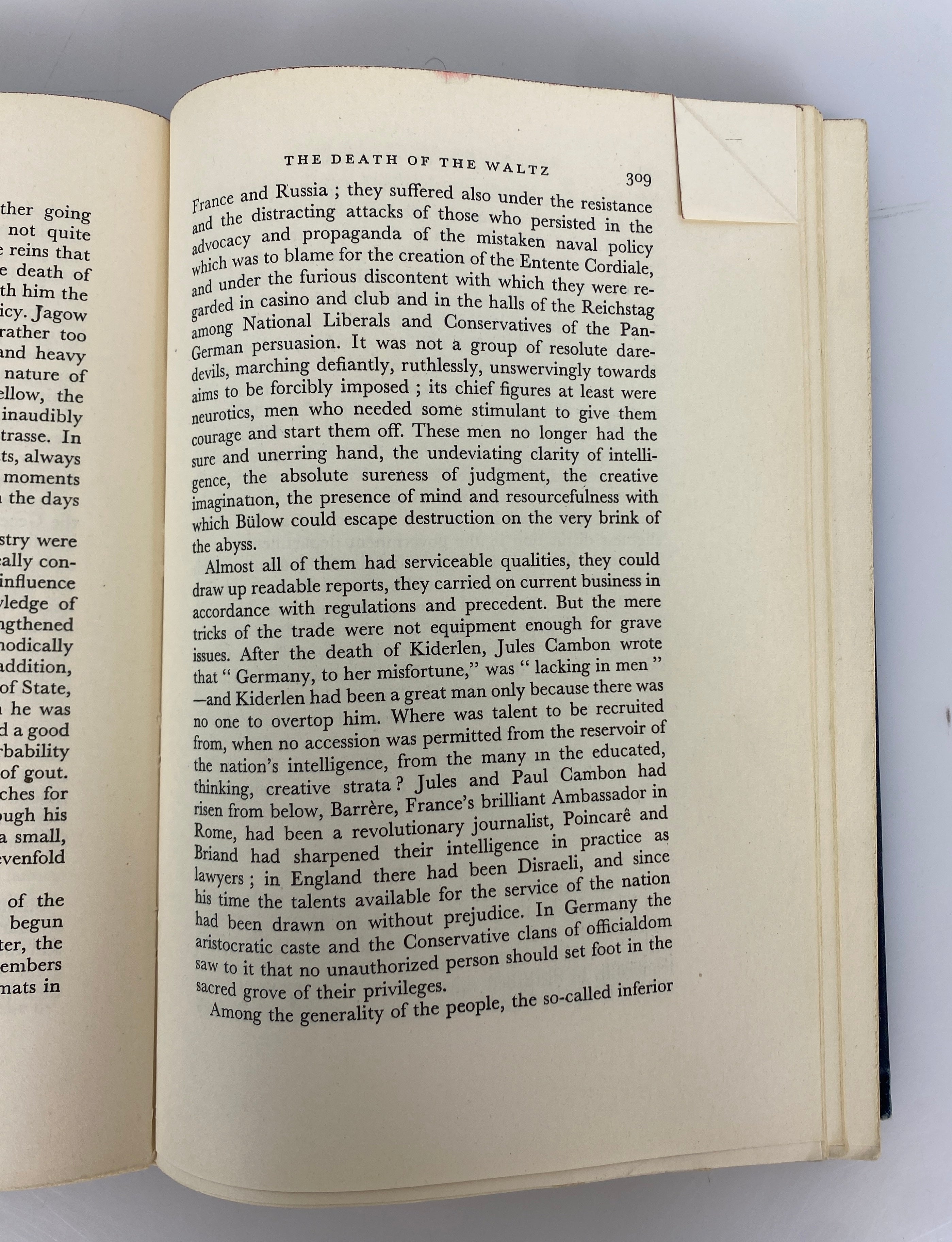 The Eve of 1914 by Theodor Wolff/E.W. Dickes 1936 Ex-Library HC