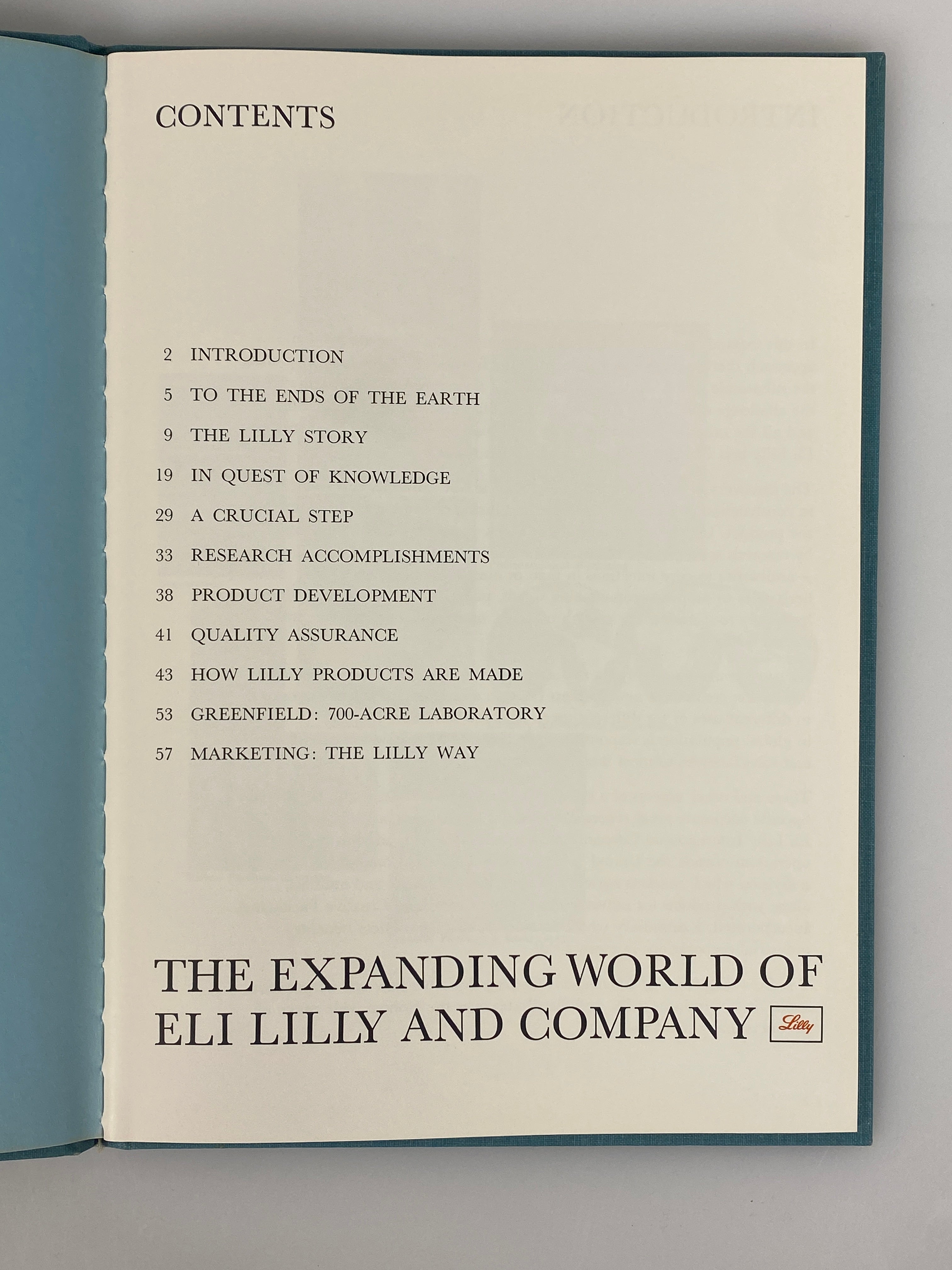 The Expanding World of Eli Lilly and Company Undated Vintage HC